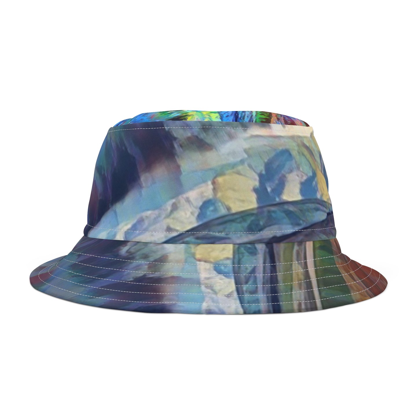 Bucket Hat (AOP) ...  On-The-Prairie .. "The Storm Is Brewing" ... Central Idaho: November 2023 ... Original Works ...