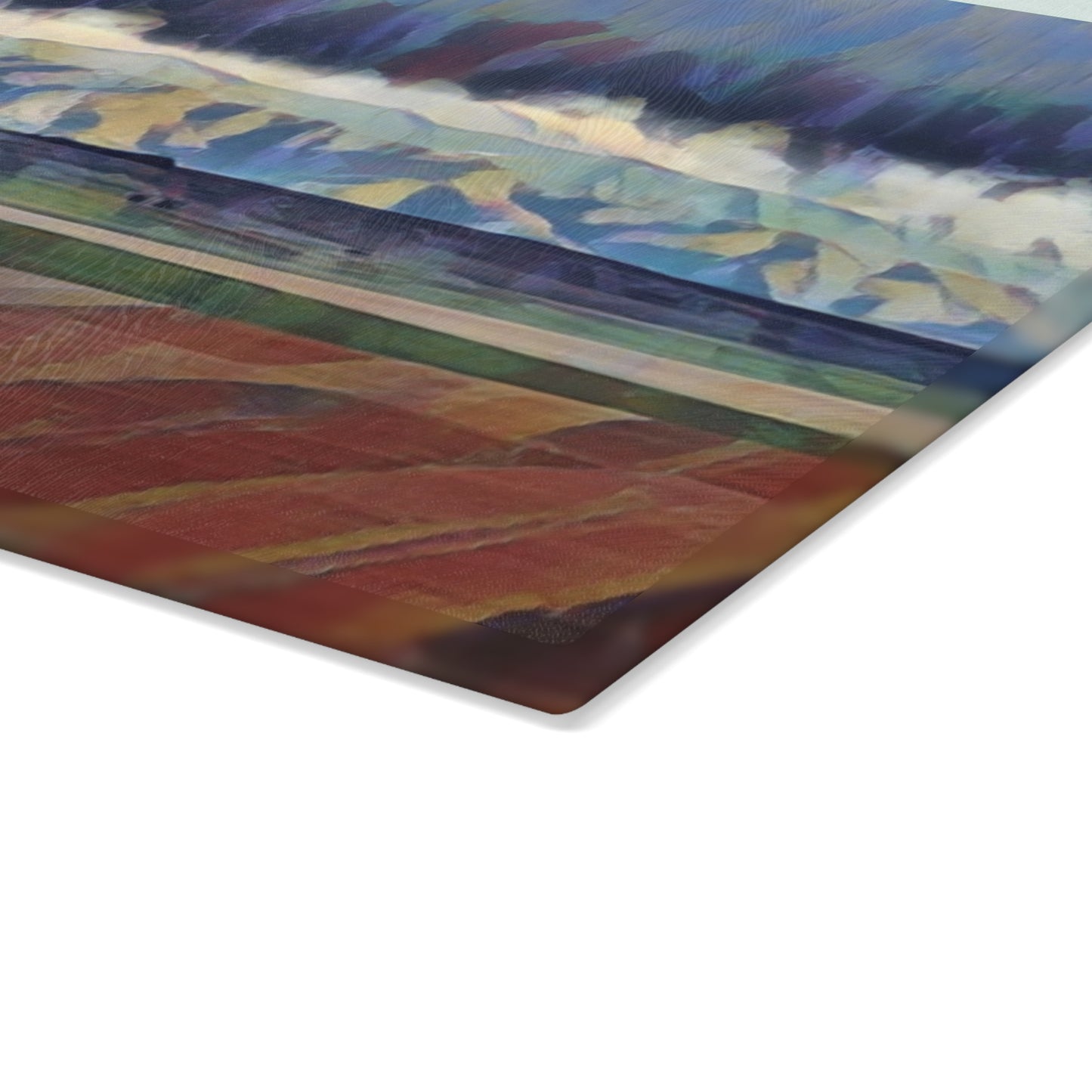 Glass Cutting Board ...  On-The-Prairie .. "The Storm Is Brewing" ... Central Idaho: November 2023 ... Original Works ...