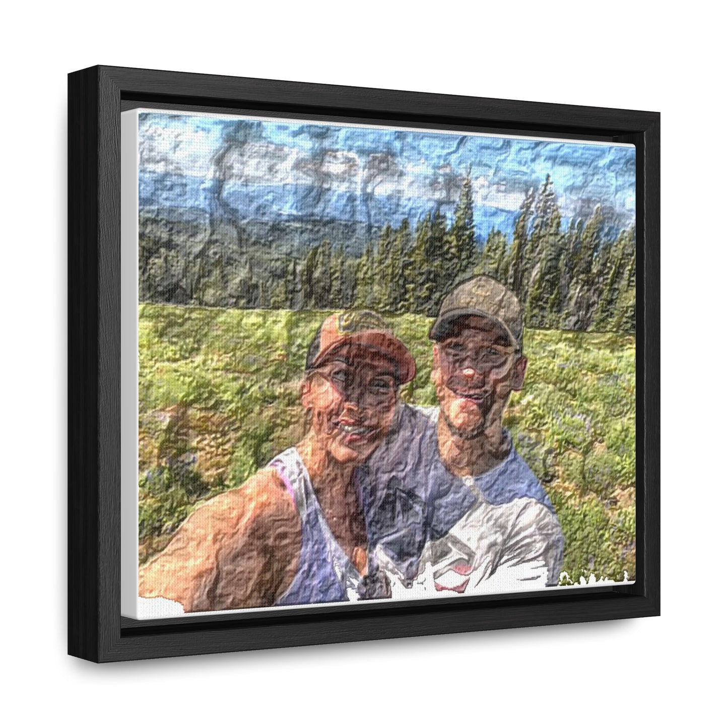 Gallery Canvas Wraps, Horizontal Frame ... "The Best Of Friends" ... Original Works ... December 2023 ... Central Idaho, USA.