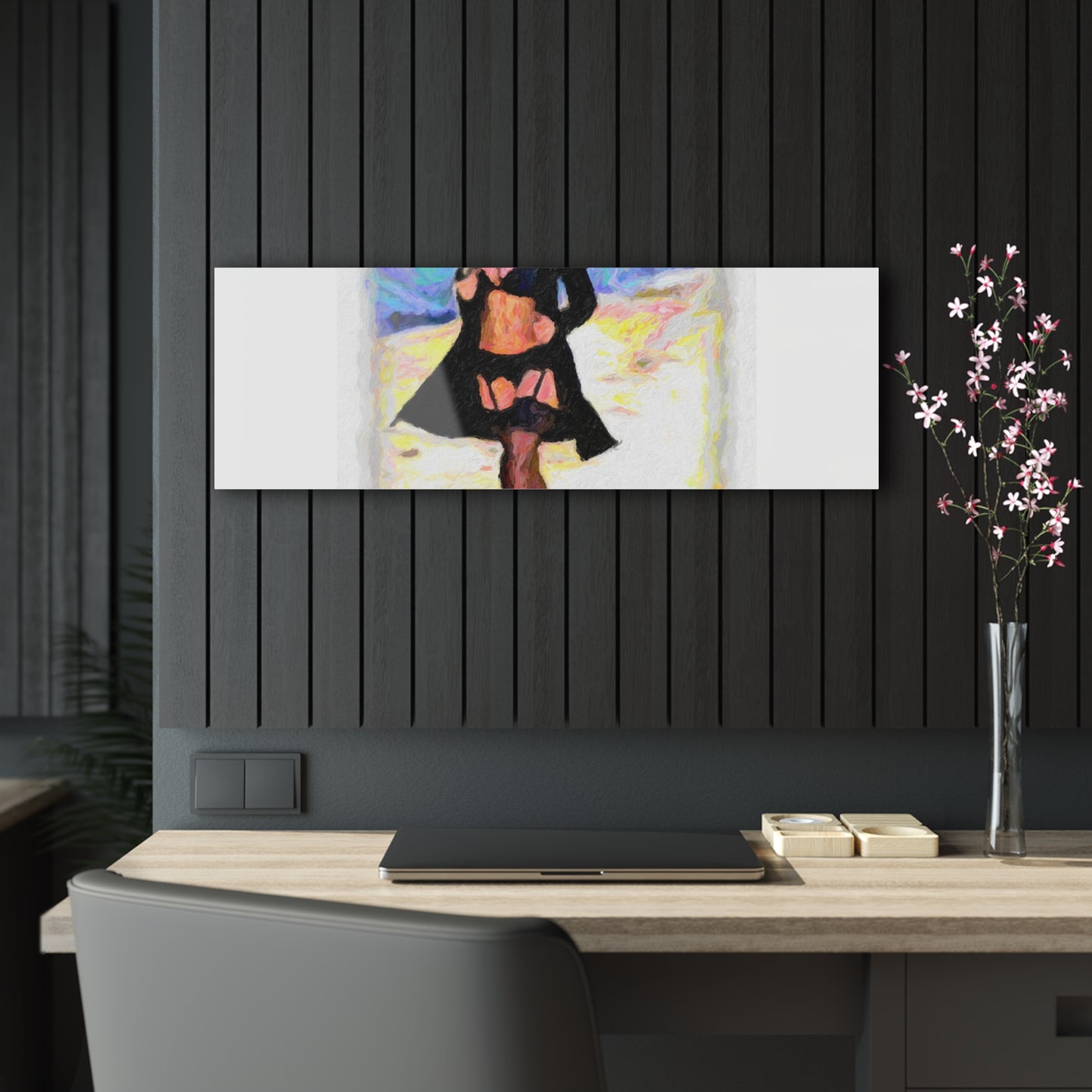 Acrylic Prints ... The Low Spark of High_HEELED_Boys ... 'Garterbelt & Bra Inclusive!' ... Original Works ...