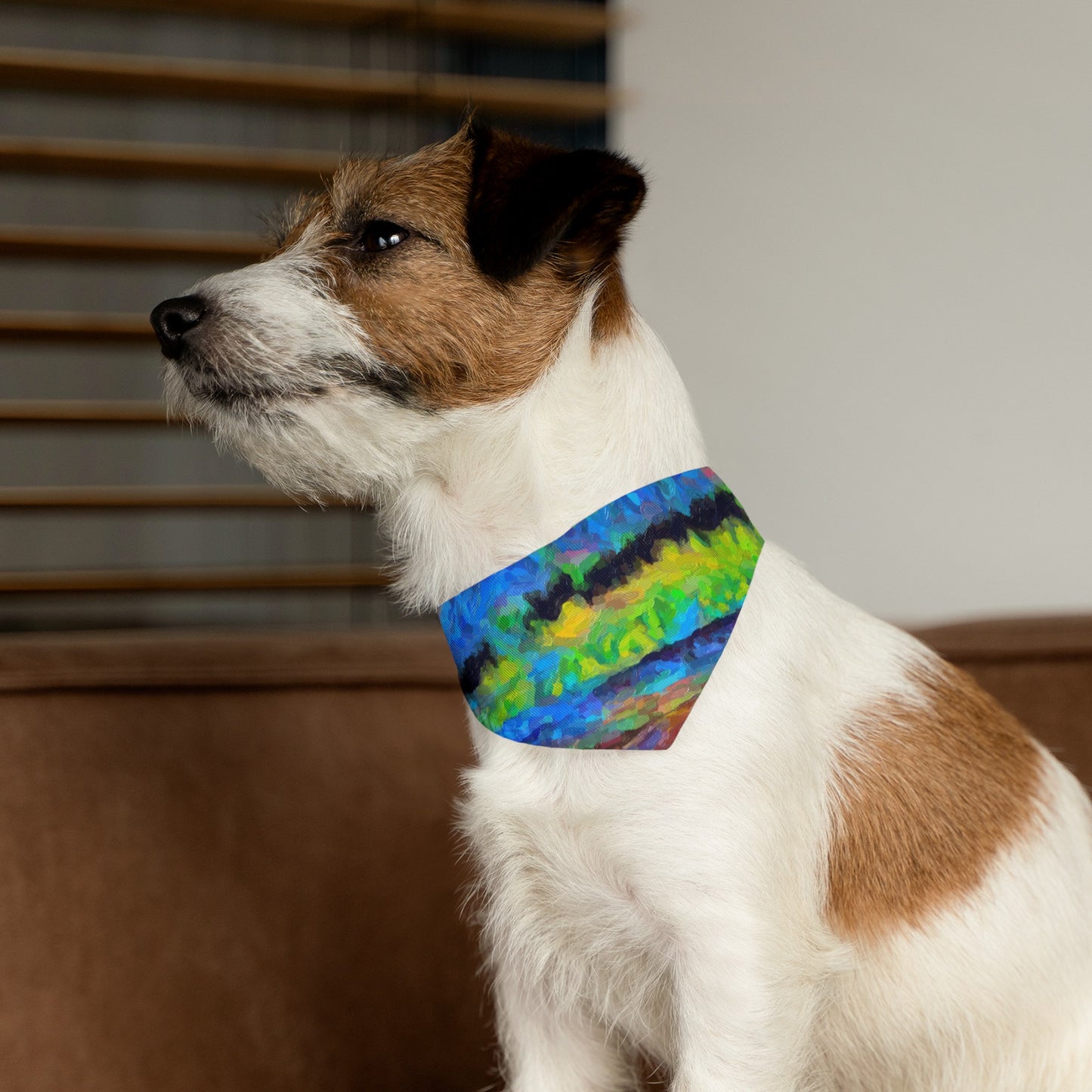 Pet Bandana Collar ... On-The-Prairie .. "The Storm Is Brewing" ... Central Idaho: November 2023 ... Original Works  ...