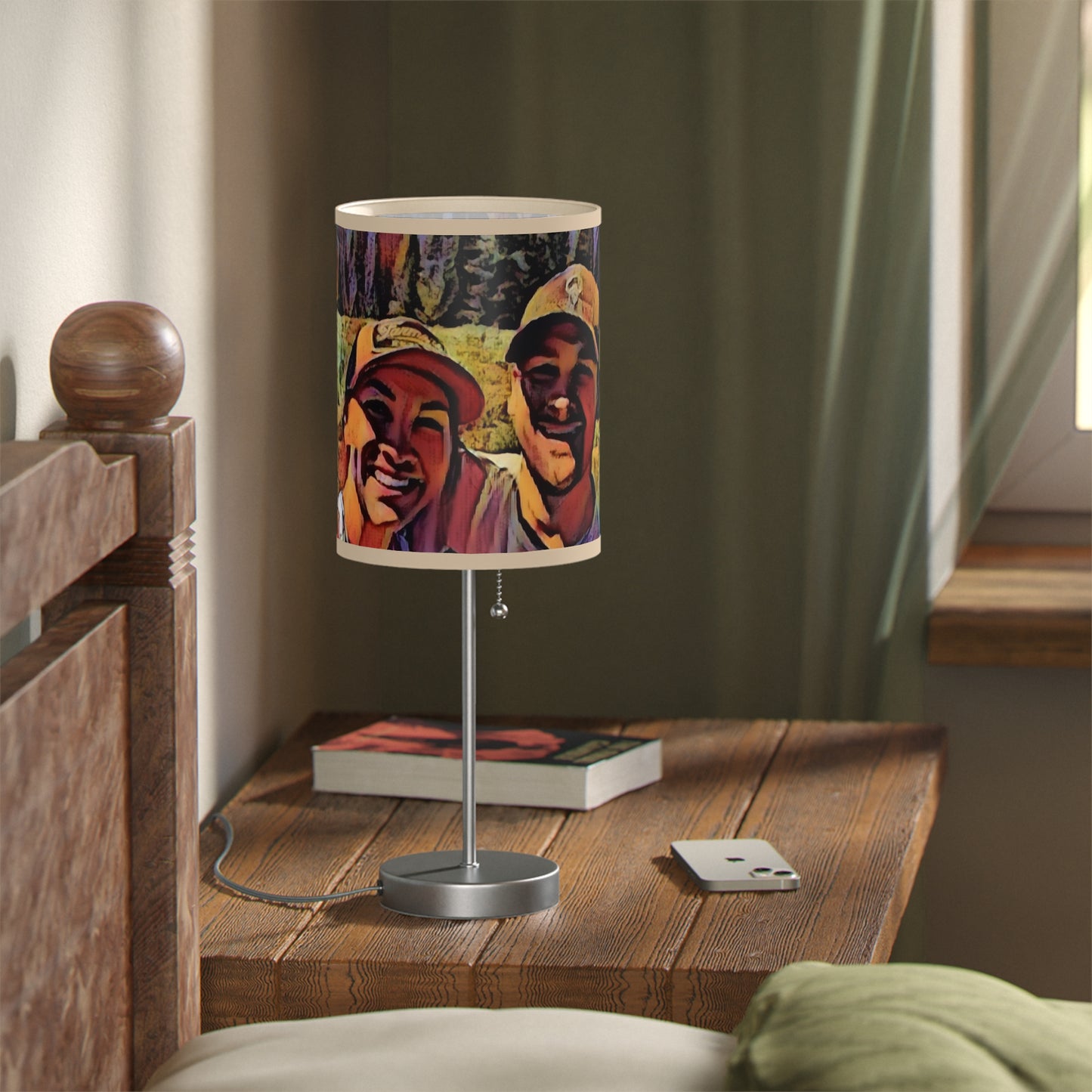 Lamp on a Stand, US|CA plug ... "The Best Of Friends" ... Original Works ... December 2023 ... Central Idaho, USA.
