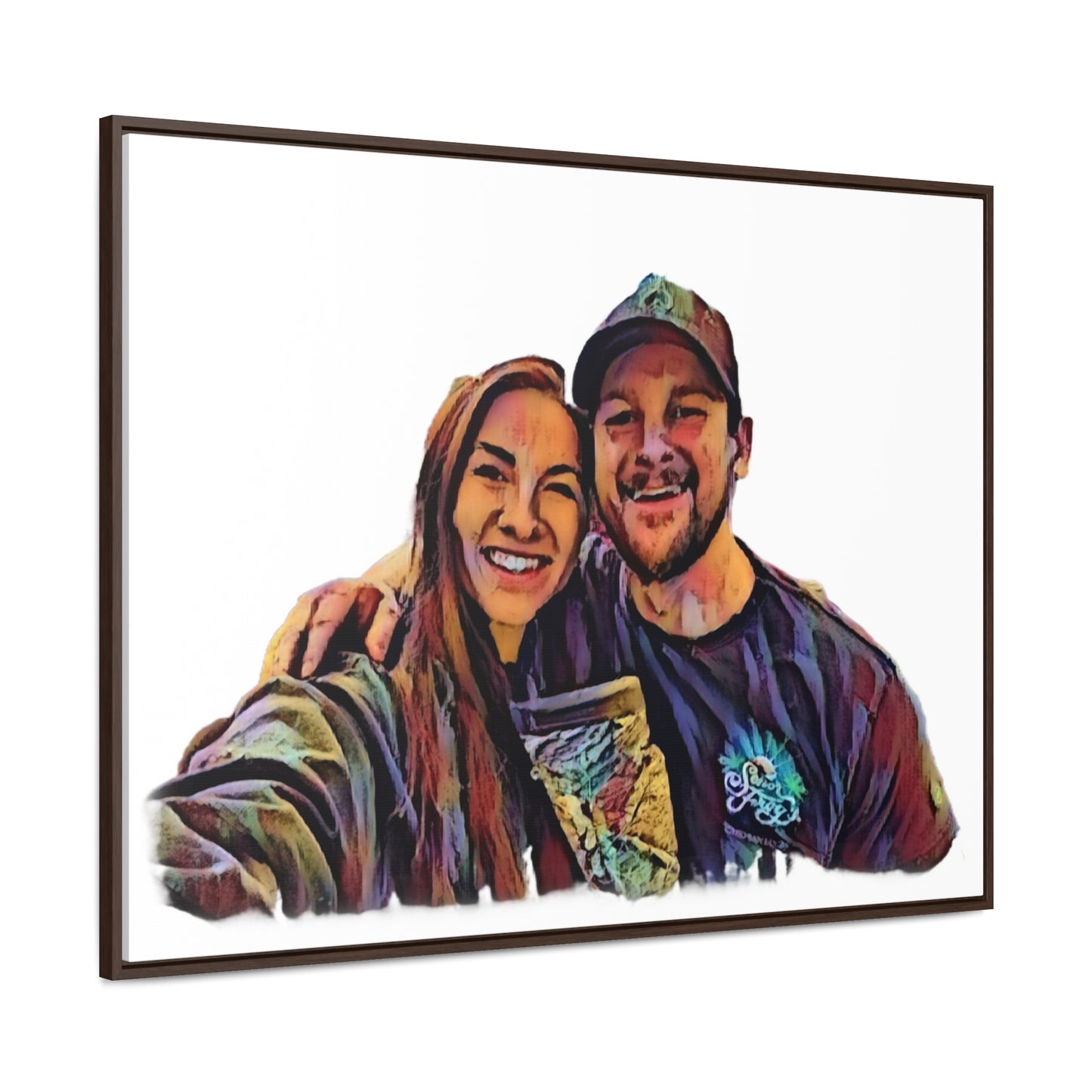 Gallery Canvas Wraps, Horizontal Frame ... "The Best Of Friends" ... Original Works ... December 2023 ... Central Idaho, USA.