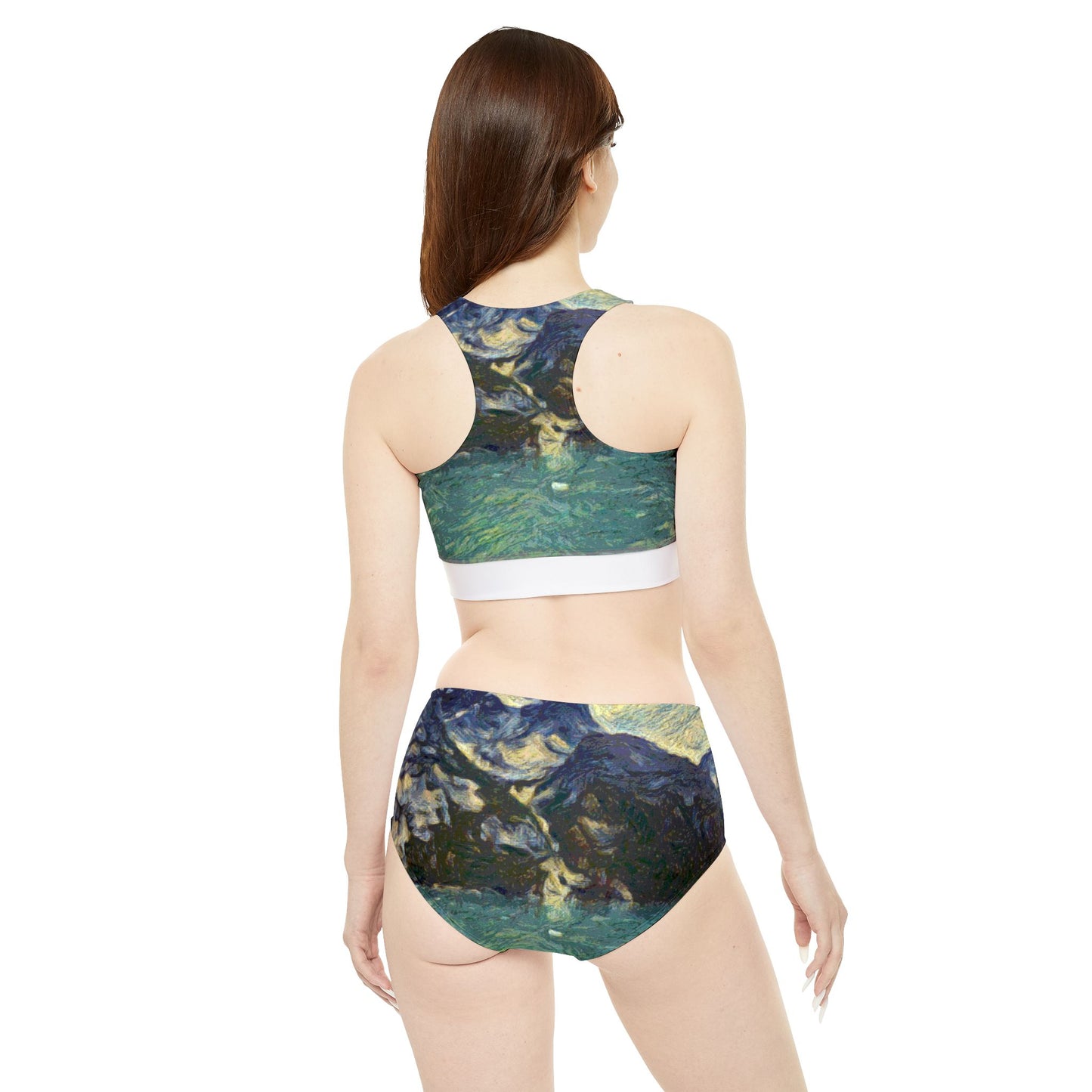 Sporty Bikini Set (AOP)  ... Tracy Arm Fjord ... South Of Skagway, Alaska ... Summer: June 2024 ... Original Works ...