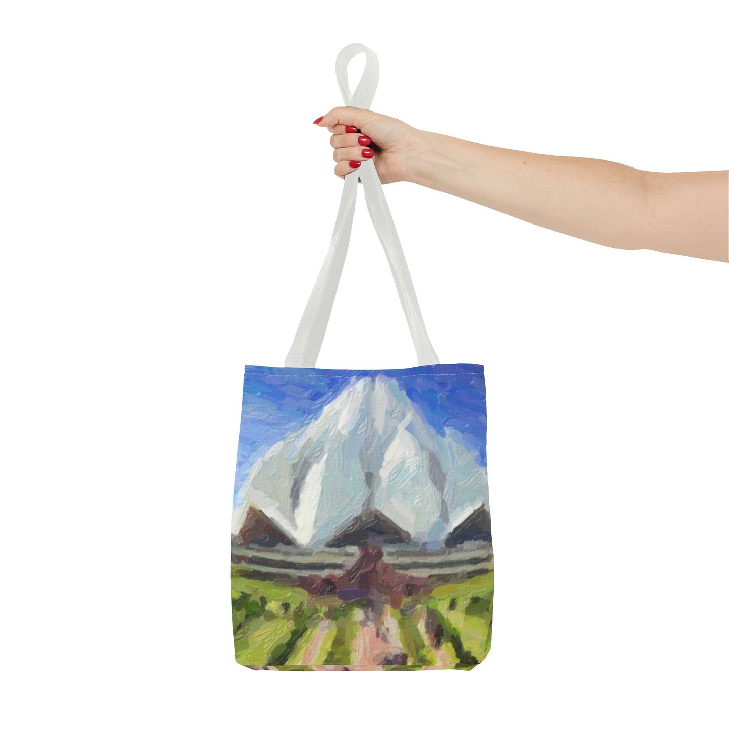 Tote Bag (AOP) ... Bahai'i-House-Of-Worship ... "New Delhi's World-Famous Lotus Temple" ... Original Works ... Delhi, India: Circa 2003-2007 ...
