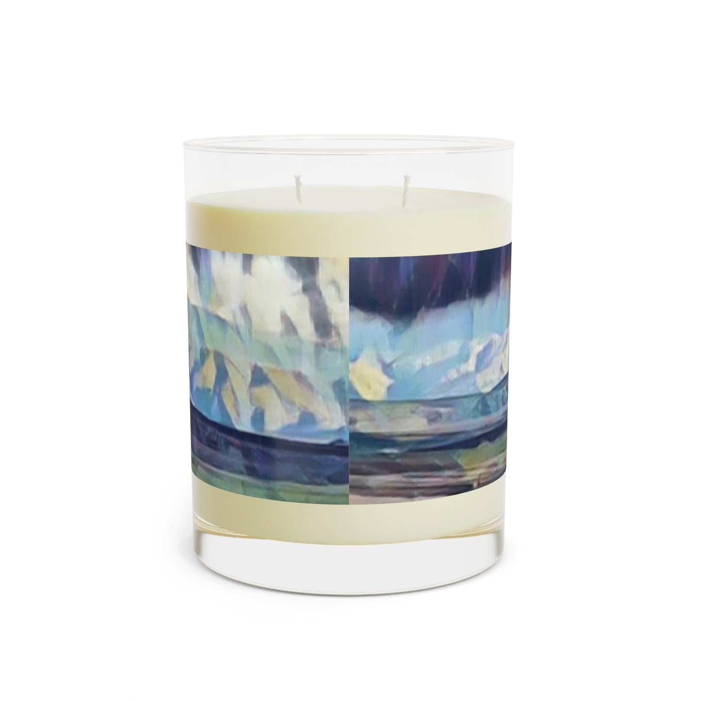 Scented Candle - Full Glass, 11oz ... On-The-Prairie .. "The Storm Is Brewing" ... Central Idaho: November 2023 ... Original Works ...