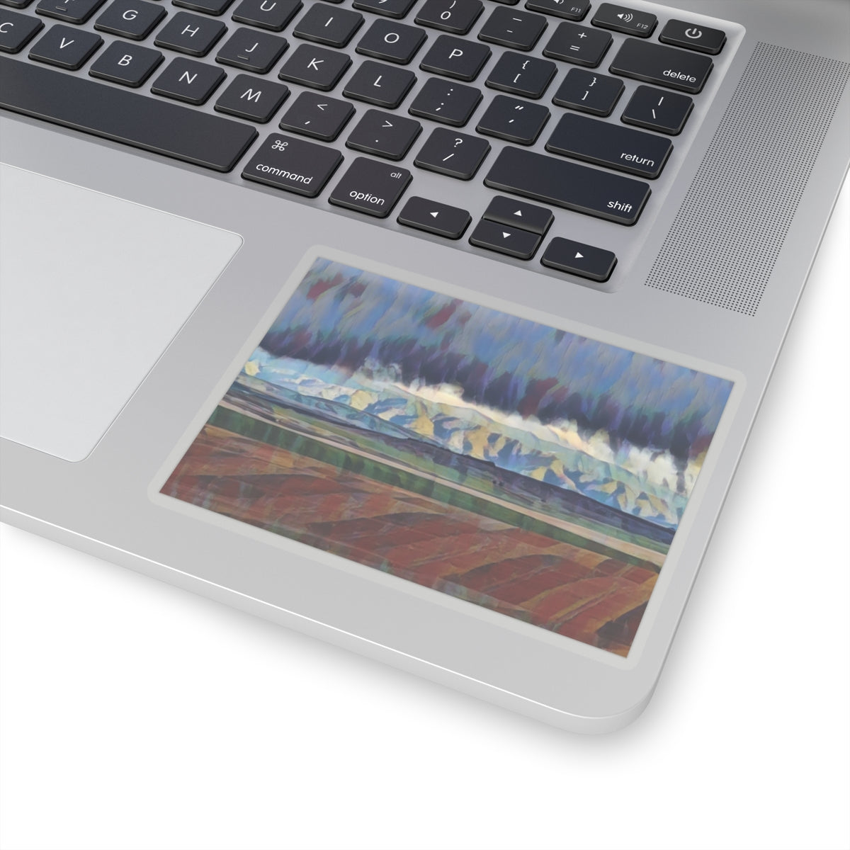 Kiss-Cut Stickers ... On-The-Prairie .. "The Storm Is Brewing" ... Central Idaho: November 2023 ... Original Works  ...