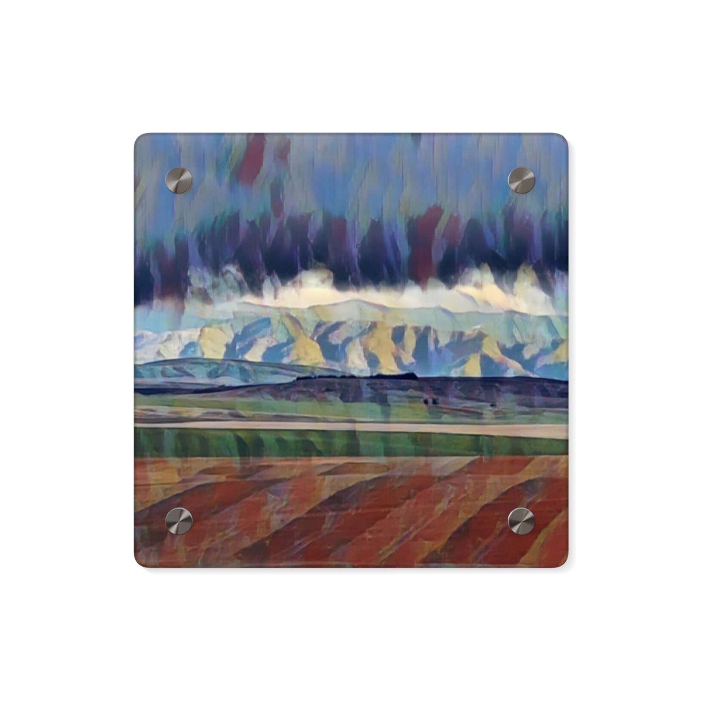 Acrylic Wall Art Panels ... On-The-Prairie .. "The Storm Is Brewing" ... Central Idaho: November 2023 ... Original Works ...