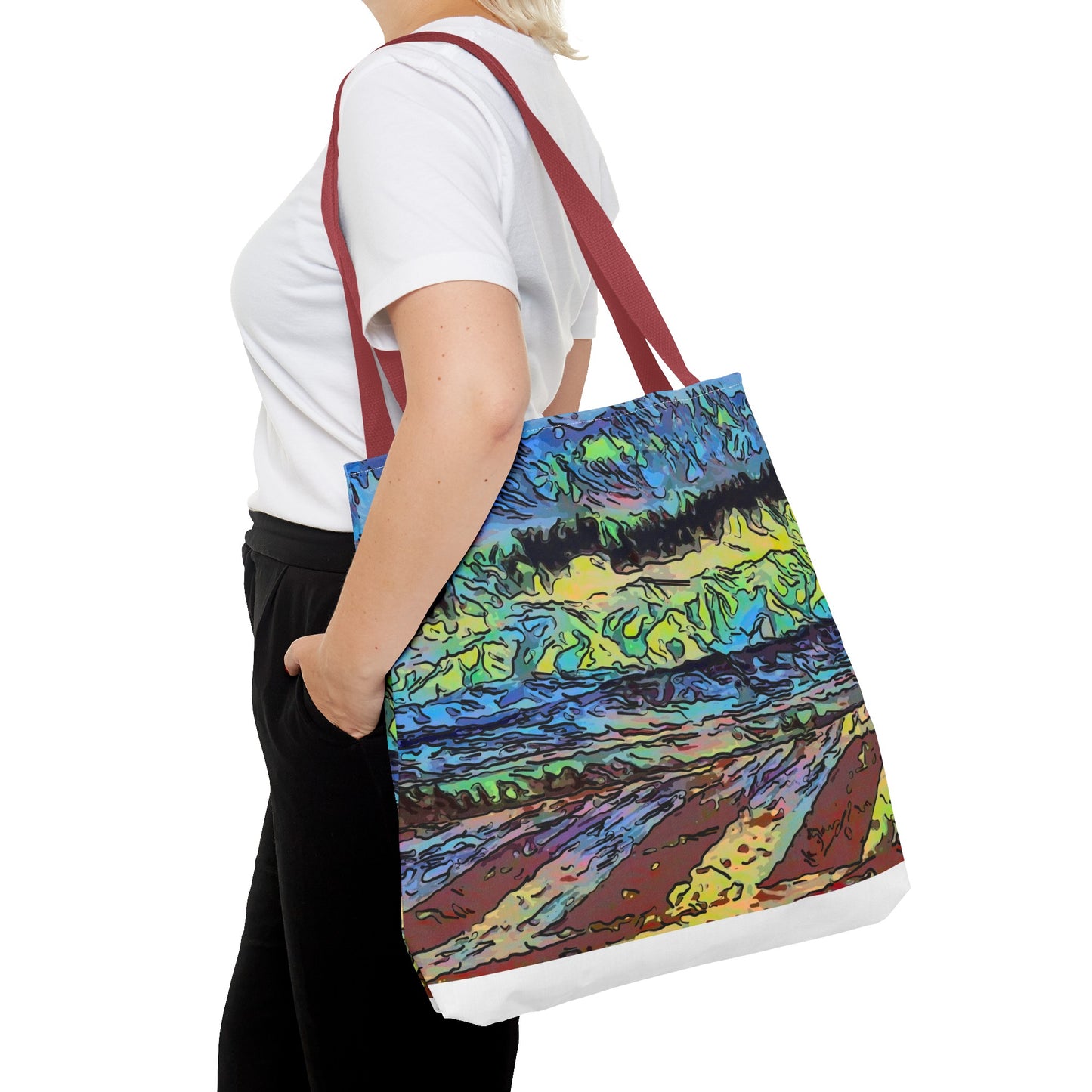Tote Bag (AOP) ... On-The-Prairie .. "The Storm Is Brewing" ... Central Idaho: November 2023 ... Original Works ...