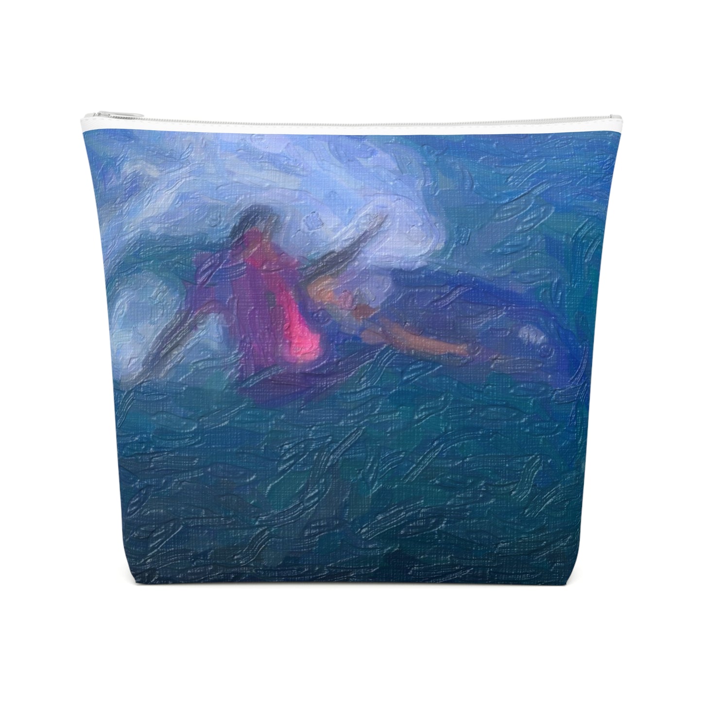 Cotton Cosmetic Bag  ... Paris_2024_Surfing Competition-Tahiti_French-Polynesia .... 'Gabriel Medina World Campion Drops-In' ... Original Works ...