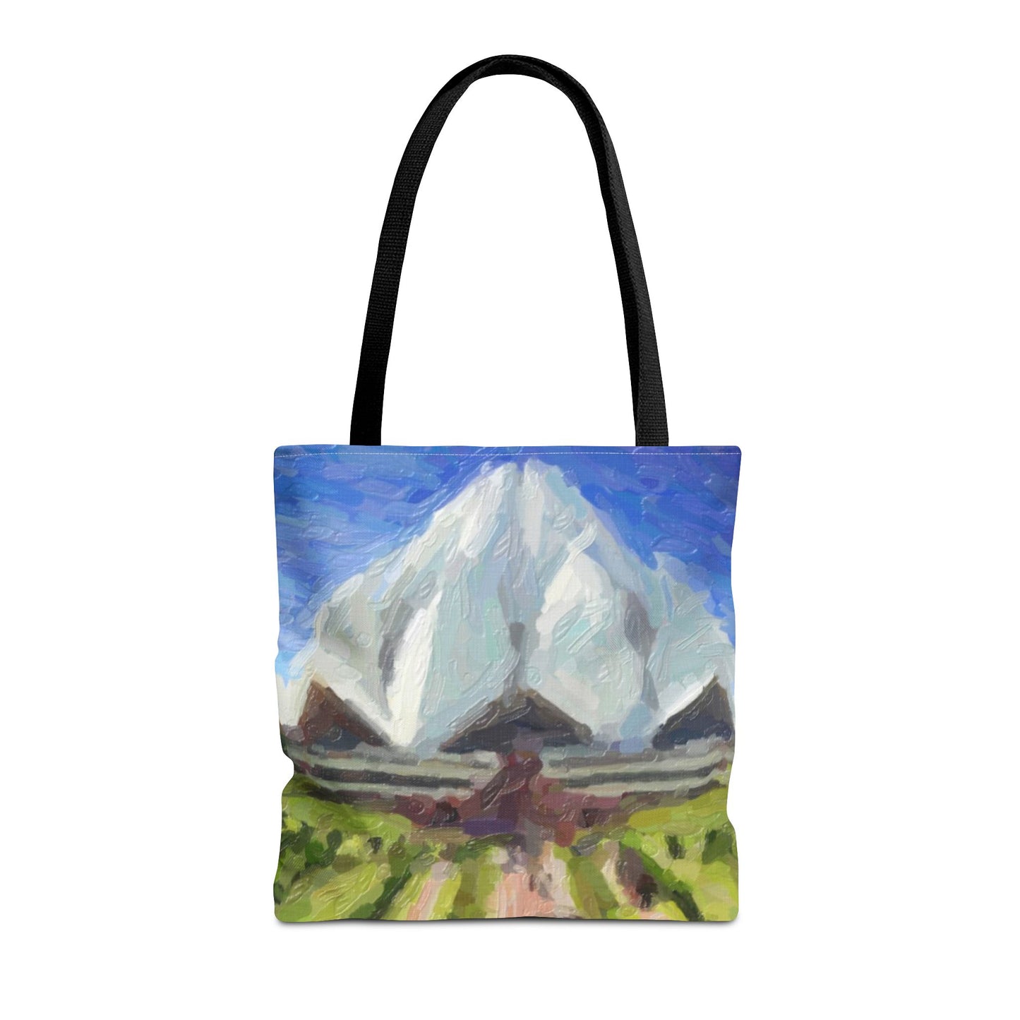 Tote Bag (AOP) ... Bahai'i-House-Of-Worship ... "New Delhi's World-Famous Lotus Temple" ... Original Works ... Delhi, India: Circa 2003-2007 ...