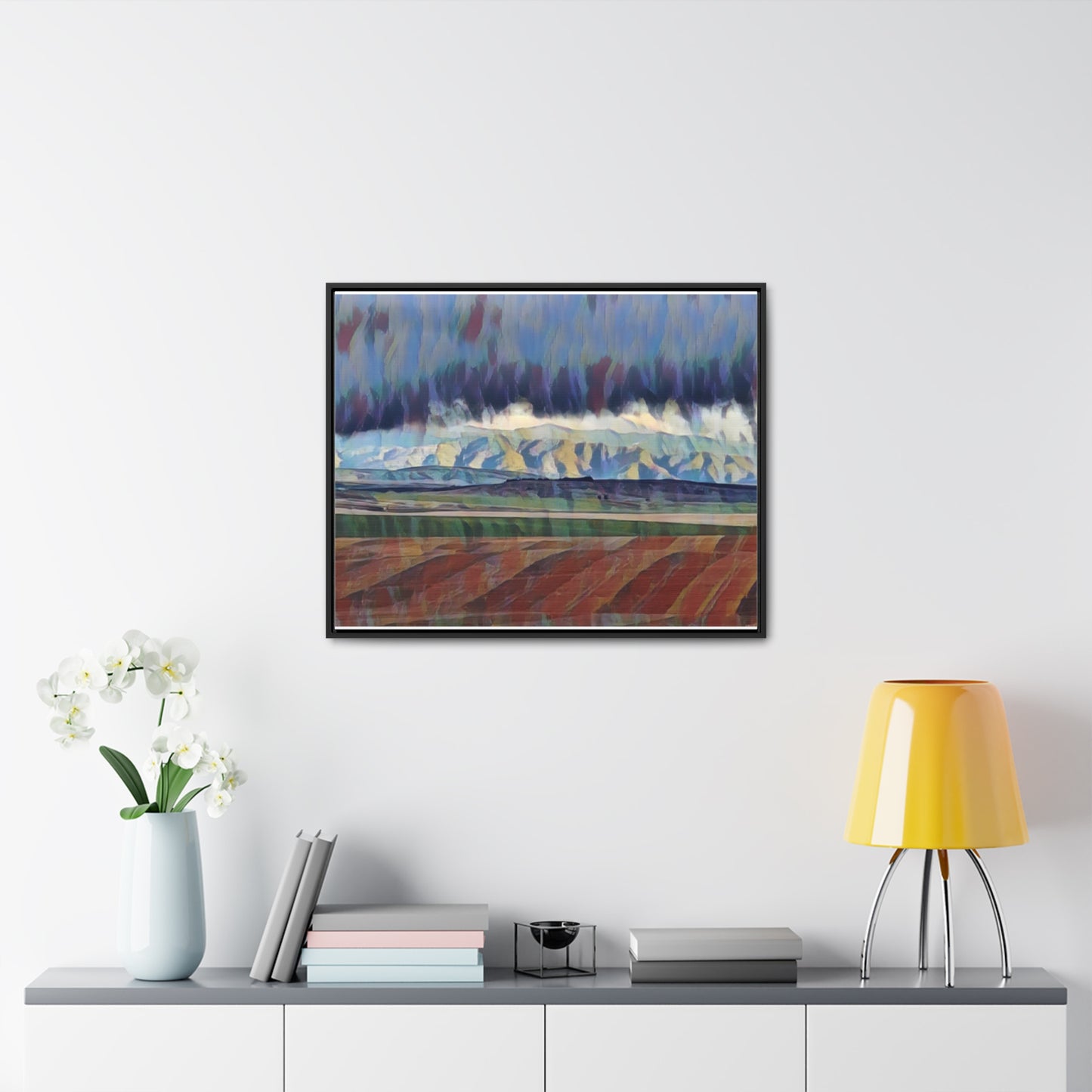 Gallery Canvas Wraps, Horizontal Frame ... On-The-Prairie .. "The Storm Is Brewing" ... Central Idaho: November 2023 ... Original Works ...