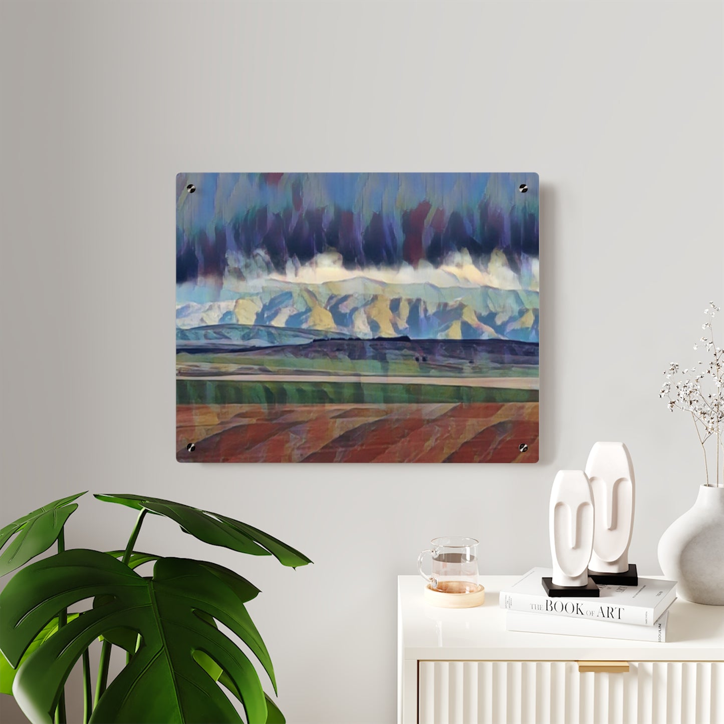 Acrylic Wall Art Panels ... On-The-Prairie .. "The Storm Is Brewing" ... Central Idaho: November 2023 ... Original Works ...