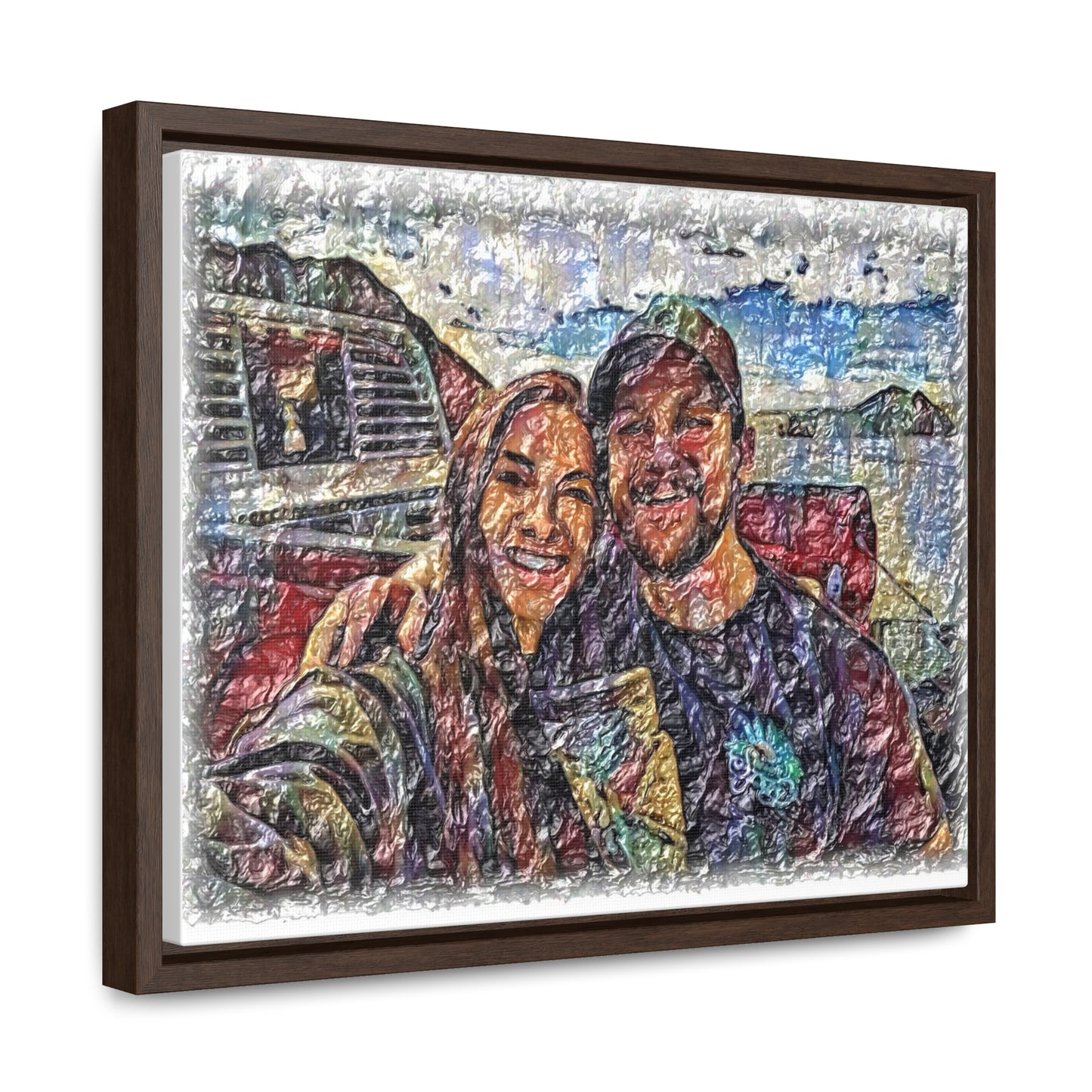 Gallery Canvas Wraps, Horizontal Frame ... "The Best Of Friends" ... Original Works ... December 2023 ... Central Idaho, USA.