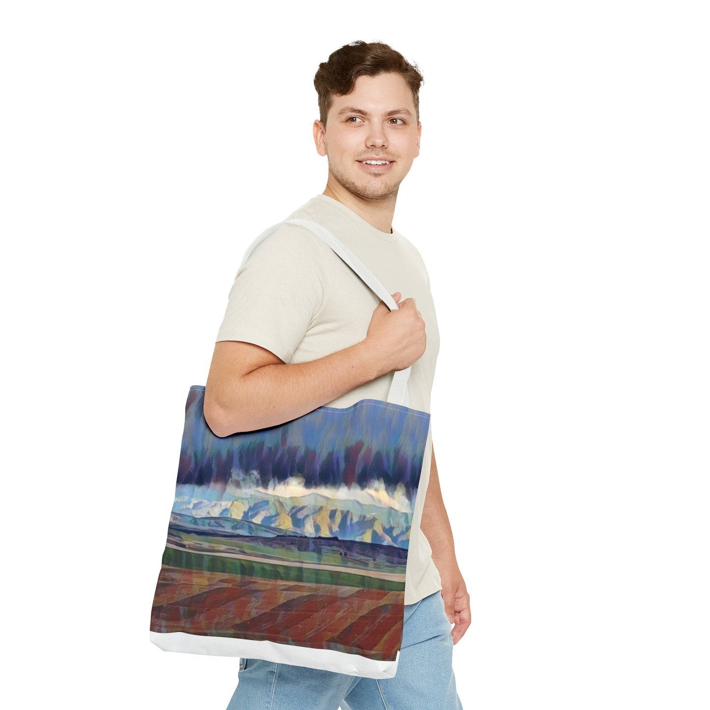Tote Bag (AOP) ... On-The-Prairie .. "The Storm Is Brewing" ... Central Idaho: November 2023 ... Original Works ...