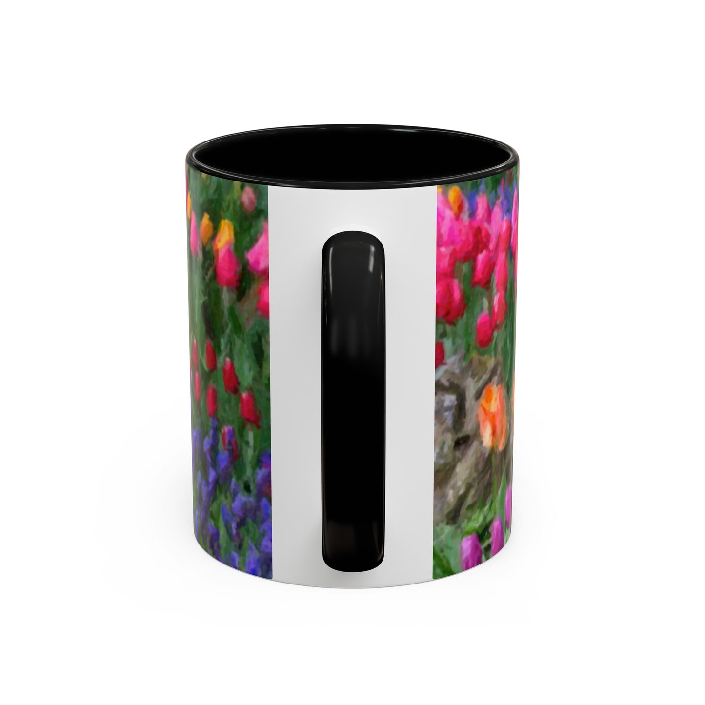 Accent Coffee Mug (11, 15oz) ... Skagit Valley Tulips ... Skagit Valley, Washington ... Family Archives ... Original Works ... Circa 1980's ...