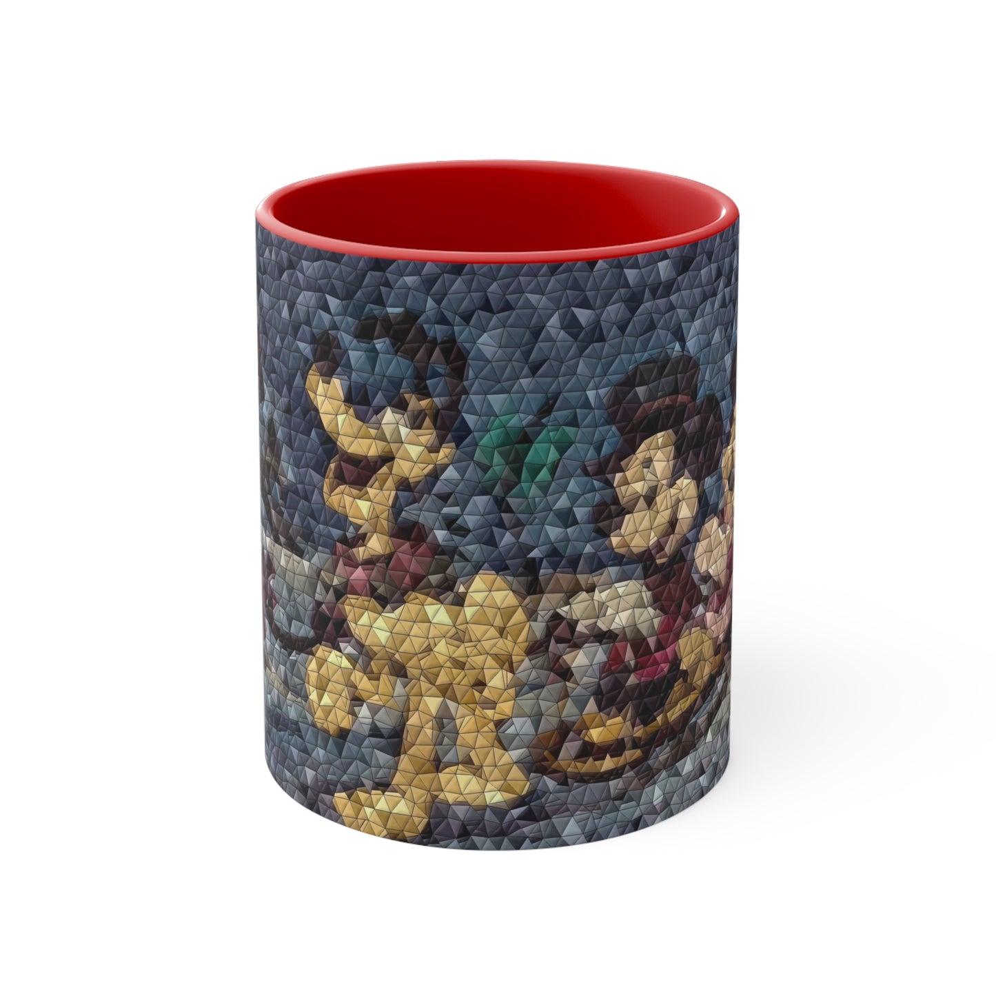Accent Coffee Mug, 11oz ... Mickey_N_Minnie Mouse & Pluto ... "A Winter Sleigh Ride" ... Original Works. Winter 2023 ...