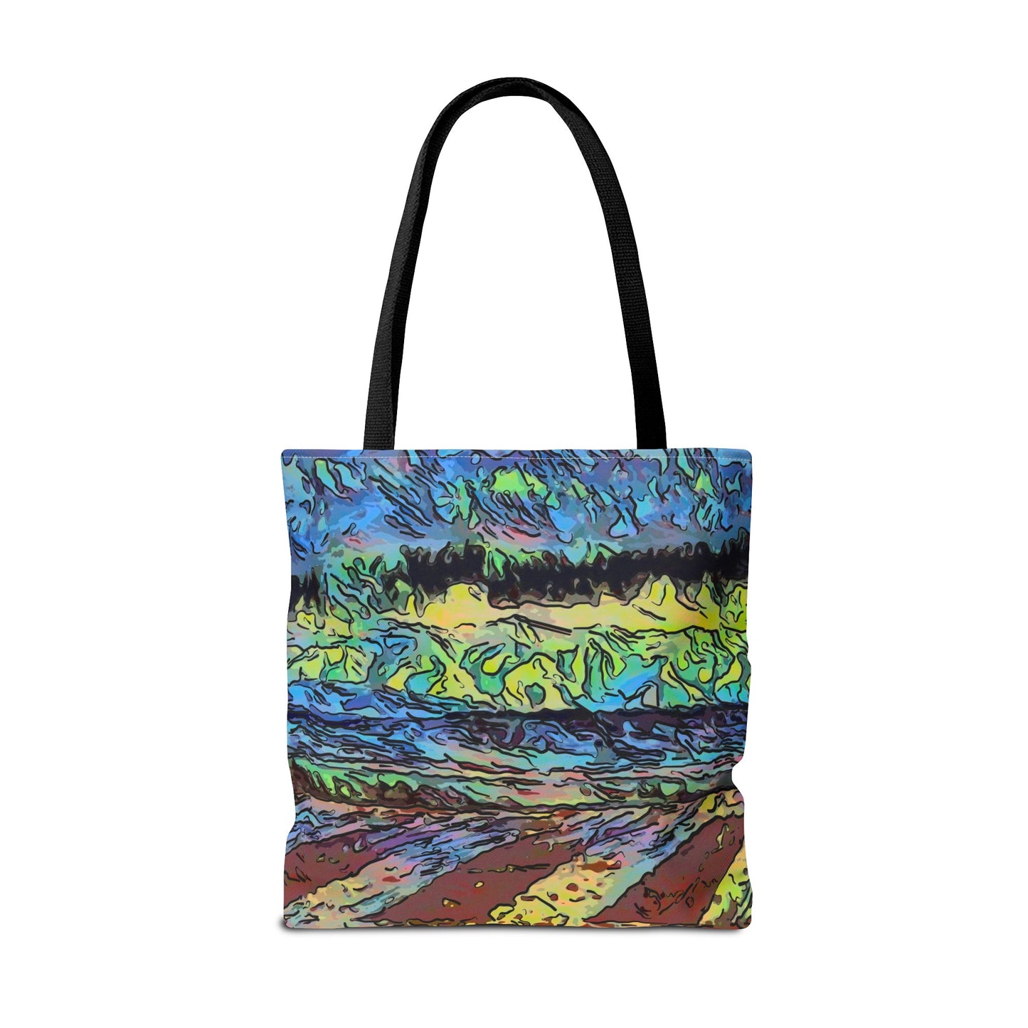 Tote Bag (AOP) ... On-The-Prairie .. "The Storm Is Brewing" ... Central Idaho: November 2023 ... Original Works ...