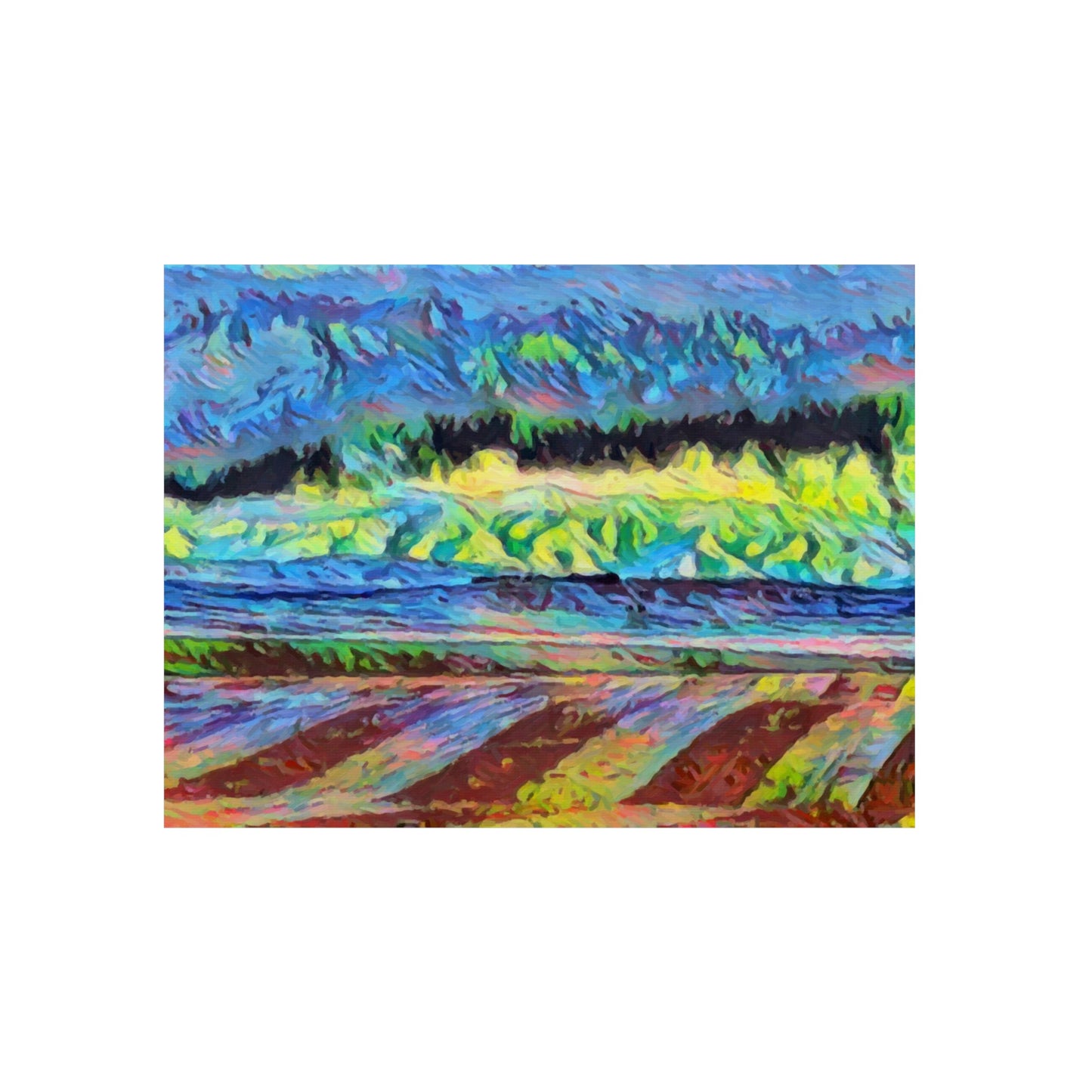 Aluminum Composite Panels ... On-The-Prairie .. "The Storm Is Brewing" ... Central Idaho: November 2023 ... Original Works ...