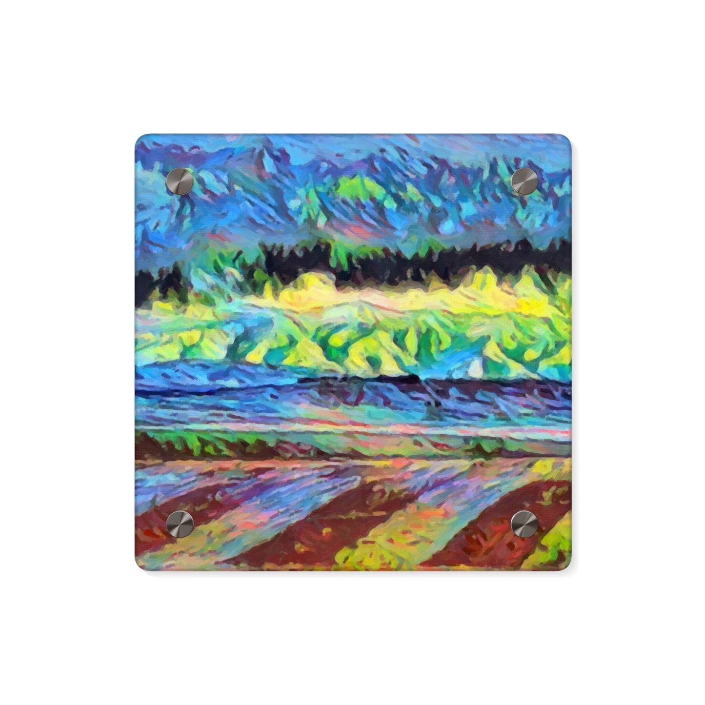 Acrylic Wall Art Panels ... On-The-Prairie .. "The Storm Is Brewing" ... Central Idaho: November 2023 ... Original Works ...
