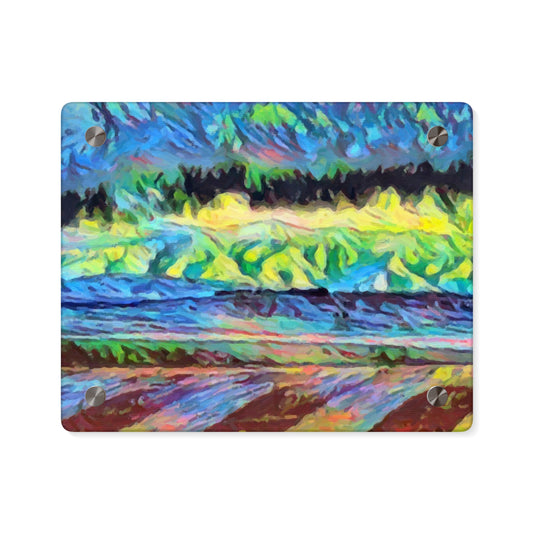 Acrylic Wall Art Panels ... On-The-Prairie .. "The Storm Is Brewing" ... Central Idaho: November 2023 ... Original Works ...