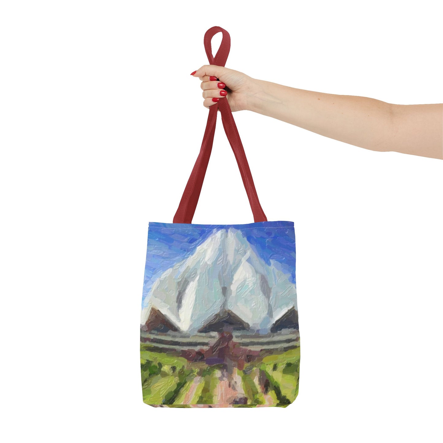 Tote Bag (AOP) ... Bahai'i-House-Of-Worship ... "New Delhi's World-Famous Lotus Temple" ... Original Works ... Delhi, India: Circa 2003-2007 ...