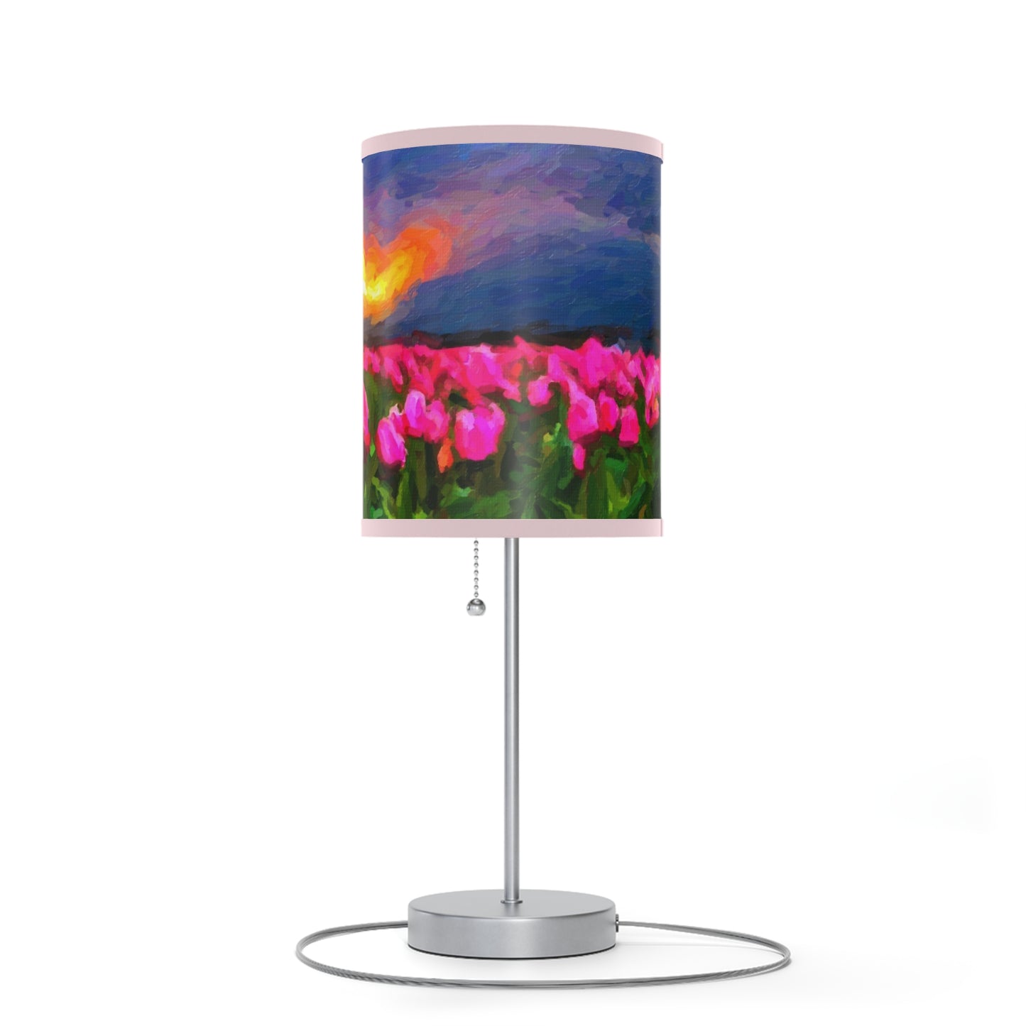 Lamp on a Stand, US|CA plug ... Skagit Valley Tulips ... Skagit Valley, Washington ... Family Archives ... Original Works ... Circa 1980's ...