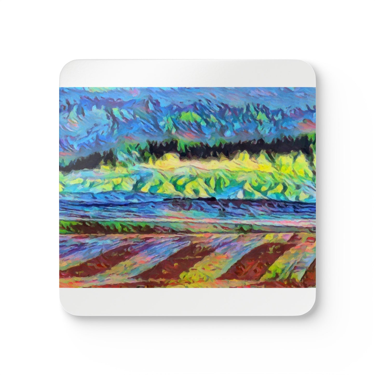 Corkwood Coaster Set ... On-The-Prairie .. "The Storm Is Brewing" ... Central Idaho: November 2023 ... Original Works ...