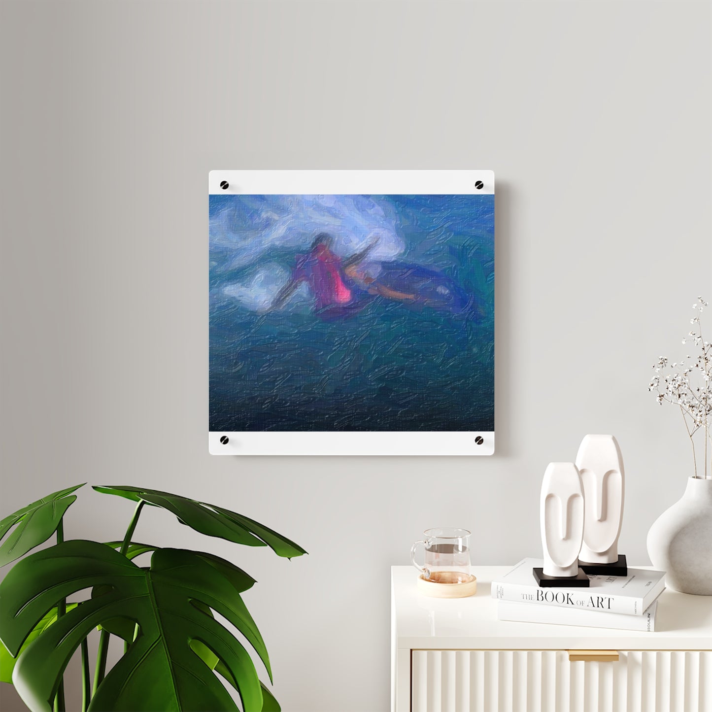 Acrylic Wall Art Panels ... Paris_2024_Surfing Competition-Tahiti_French-Polynesia .... 'Gabriel Medina World Campion Drops-In' ... Original Works ...