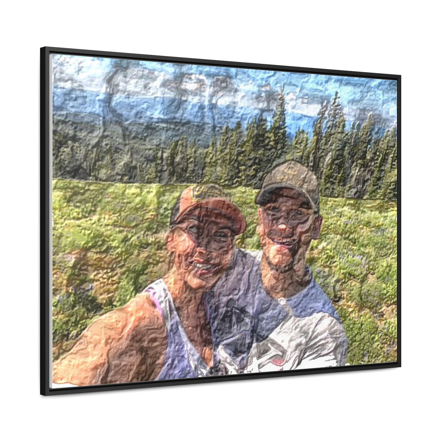 Gallery Canvas Wraps, Horizontal Frame ... "The Best Of Friends" ... Original Works ... December 2023 ... Central Idaho, USA.