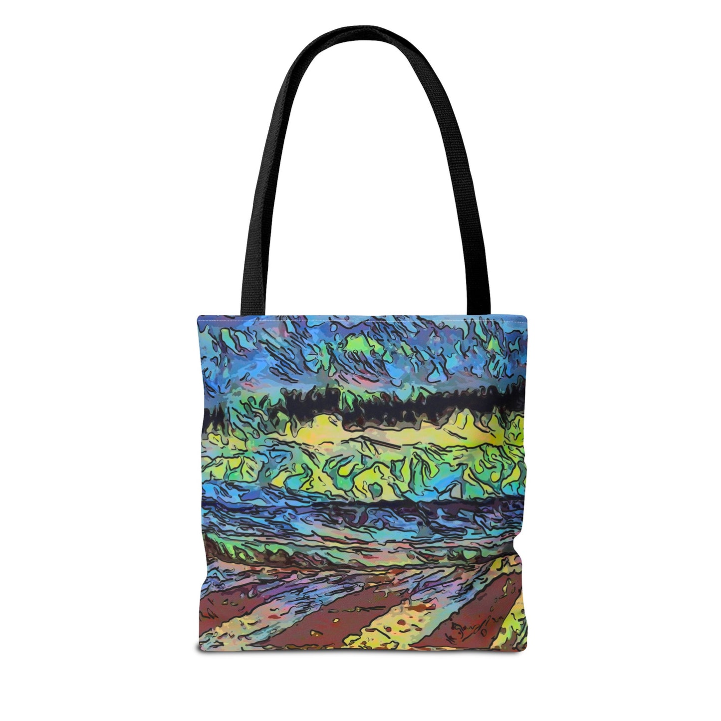 Tote Bag (AOP) ... On-The-Prairie .. "The Storm Is Brewing" ... Central Idaho: November 2023 ... Original Works ...