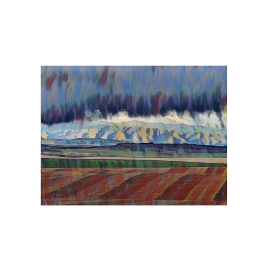Aluminum Composite Panels ... On-The-Prairie .. "The Storm Is Brewing" ... Central Idaho: November 2023 ... Original Works ...