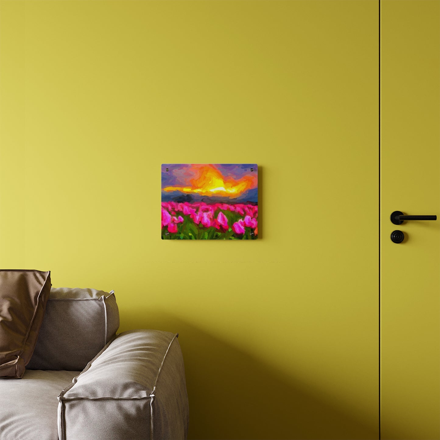 Acrylic Wall Art Panels ... Skagit Valley Tulips ... Skagit Valley, Washington ... Family Archives ... Original Works ... Circa 1980's ...