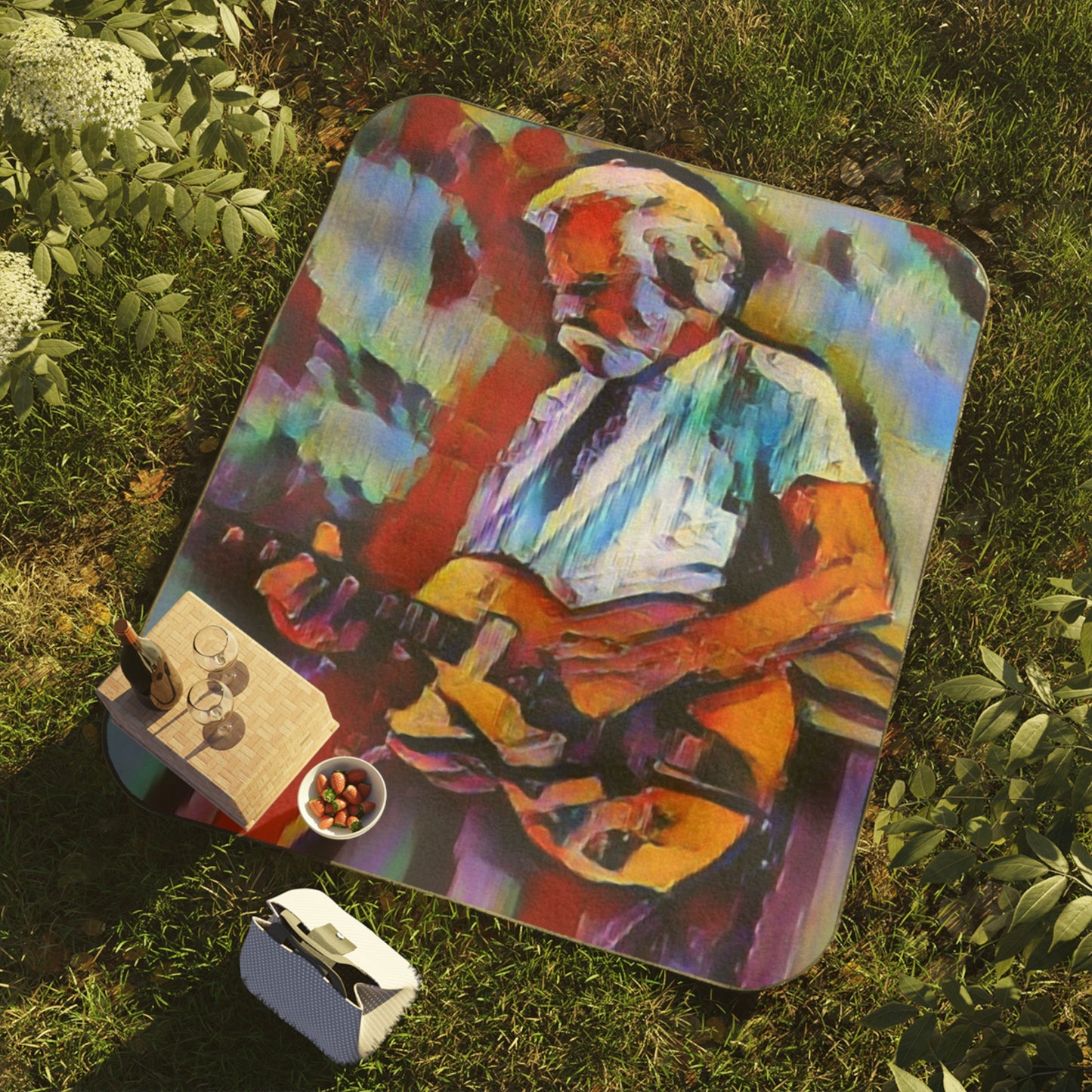 Picnic Blanket ... The_Wheel ... "If The Thunder Don't Get You ... But The Lightning Will" ... Dead & Company: Summer 2023 ... 'One-Final-Dose' ... Original Works ...