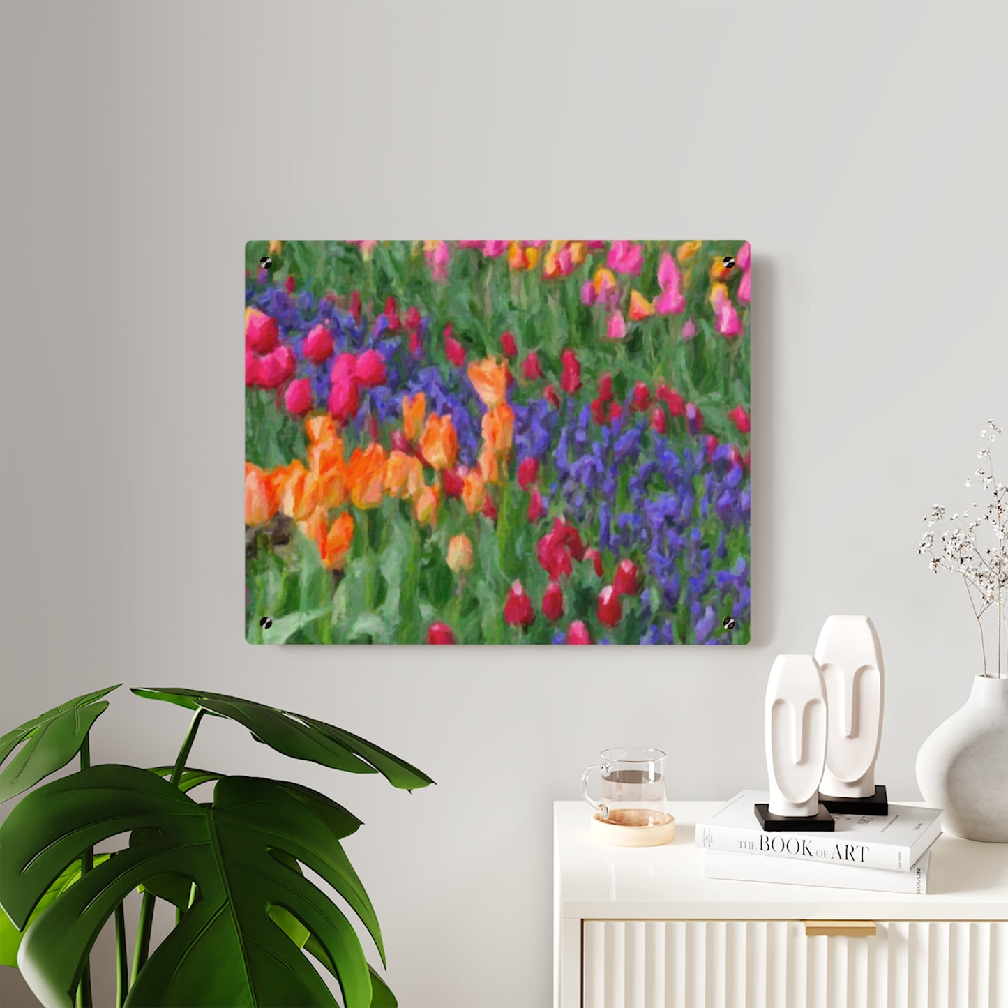 Acrylic Wall Art Panels ... Skagit Valley Tulips ... Skagit Valley, Washington ... Family Archives ... Original Works ... Circa 1980's ...