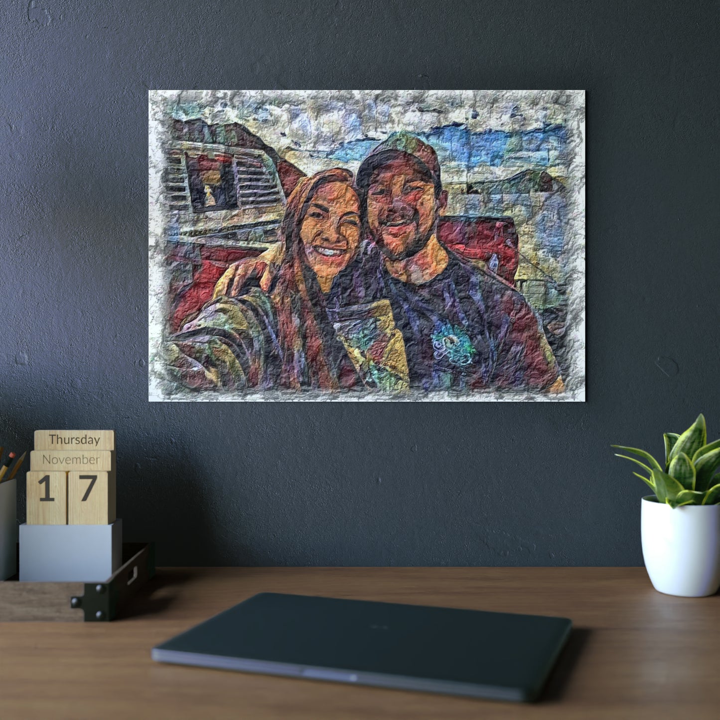 Aluminum Composite Panels ... "The Best Of Friends" ... Original Works ... December 2023 ... Central Idaho, USA.