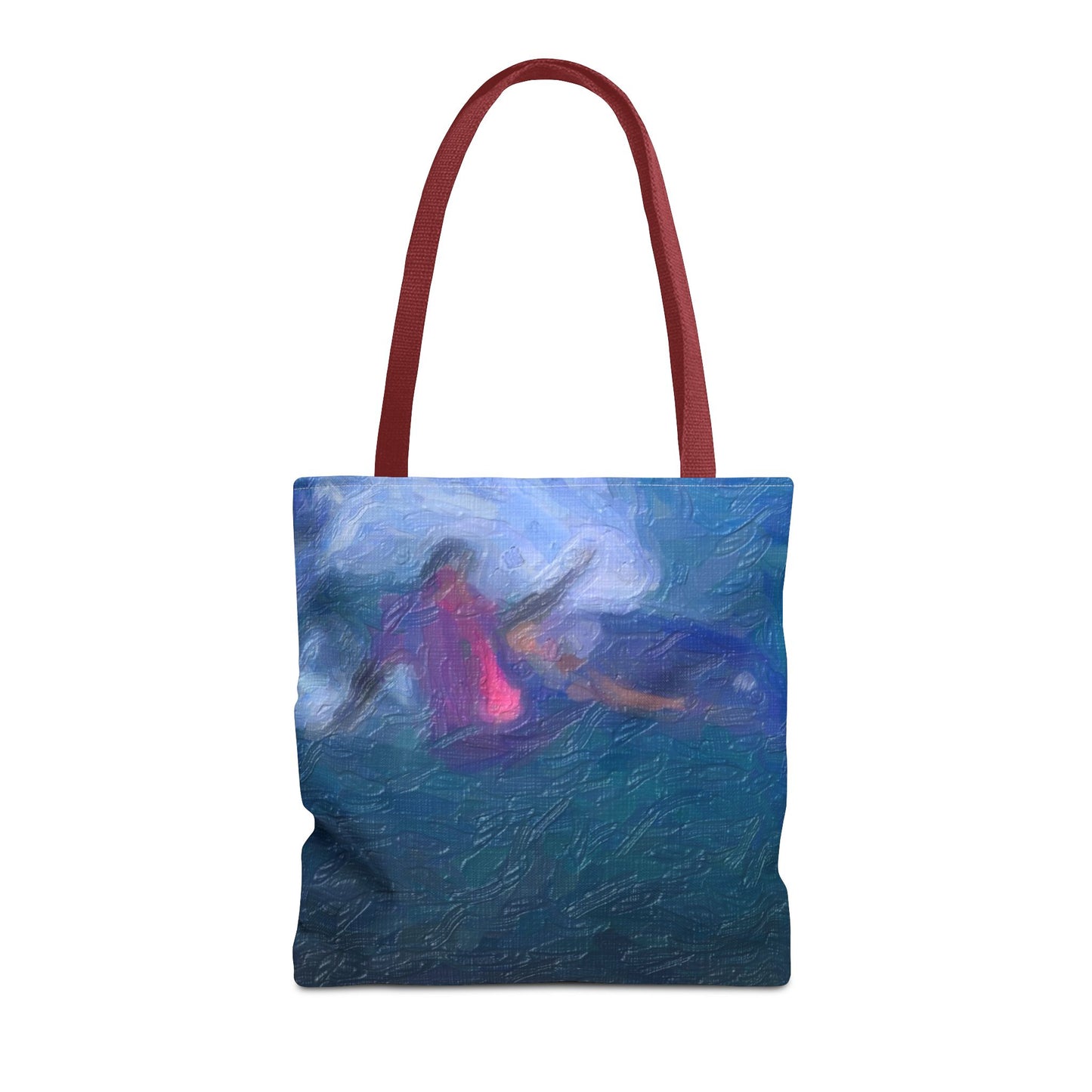 Tote Bag (AOP) ... Paris_2024_Surfing Competition-Tahiti_French-Polynesia .... 'Gabriel Medina World Campion Drops-In' ... Original Works ...