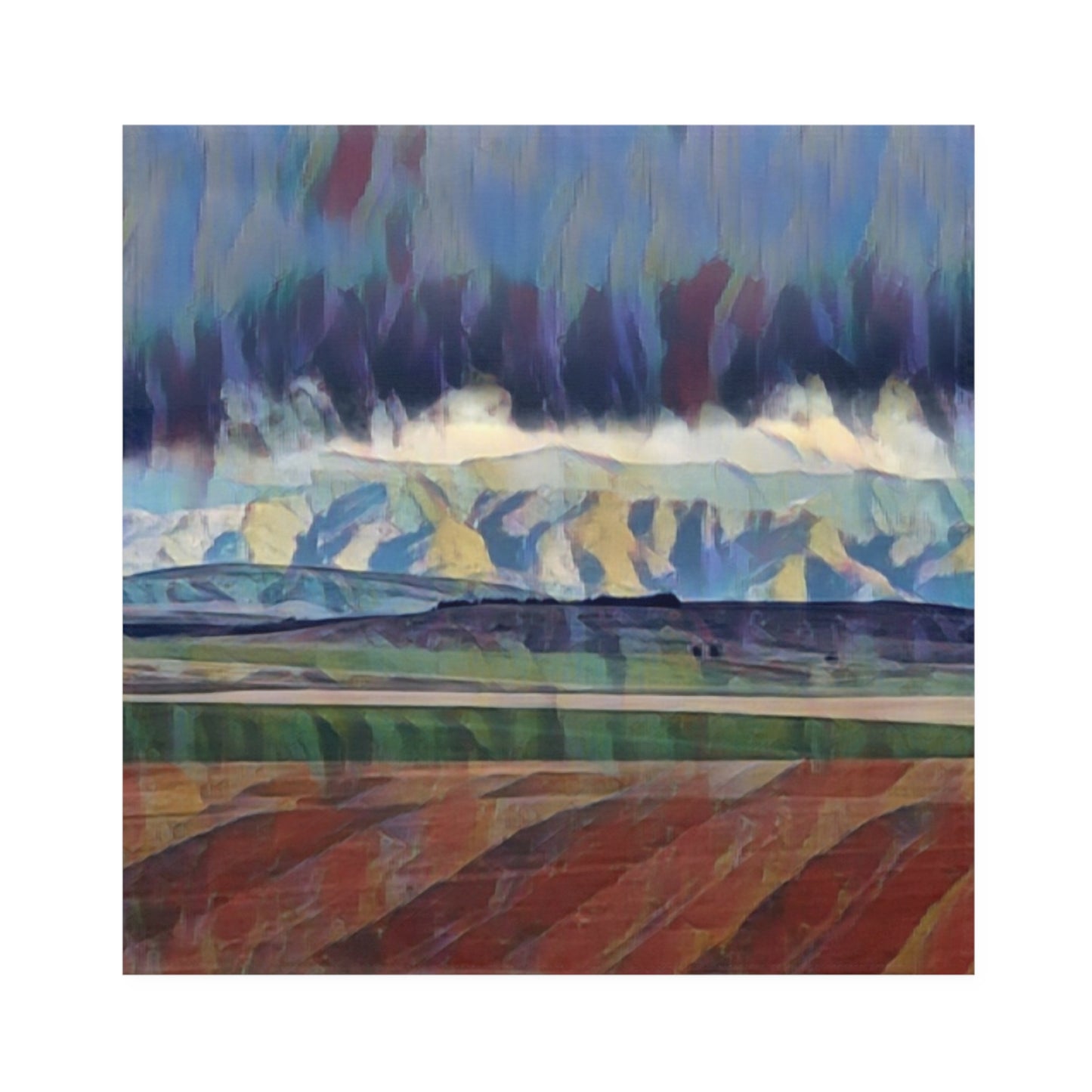 Napkins ... On-The-Prairie .. "The Storm Is Brewing" ... Central Idaho: November 2023 ... Original Works ...