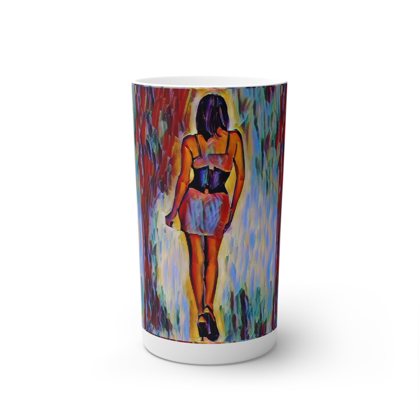 Conical Coffee Mugs (3oz, 8oz, 12oz) ...  I'll Walk 'A-Hundred-Miles' In Stilettos ... Original Works ... June 2023. Central Idaho, USA ...