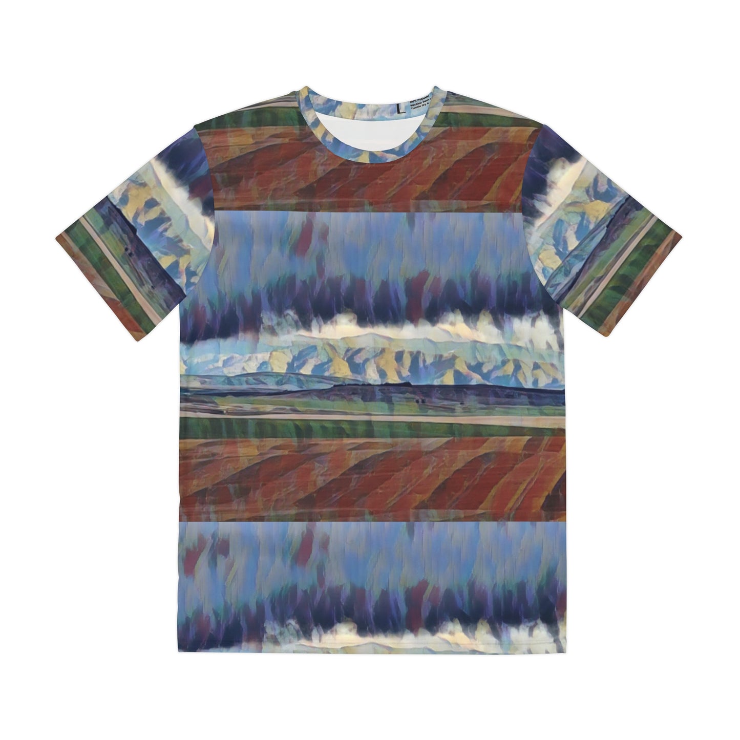 Men's Polyester Tee (AOP) ... On-The-Prairie .. "The Storm Is Brewing" ... Central Idaho: November 2023 ... Original Works ...