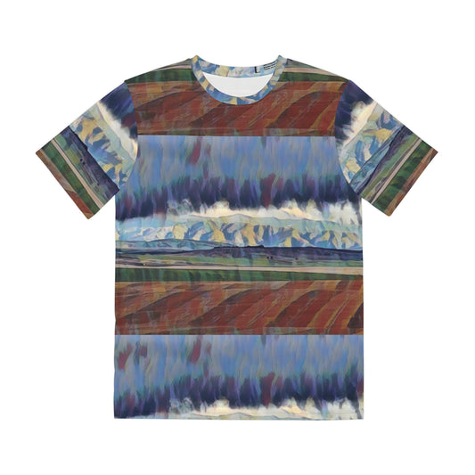 Men's Polyester Tee (AOP) ... On-The-Prairie .. "The Storm Is Brewing" ... Central Idaho: November 2023 ... Original Works ...