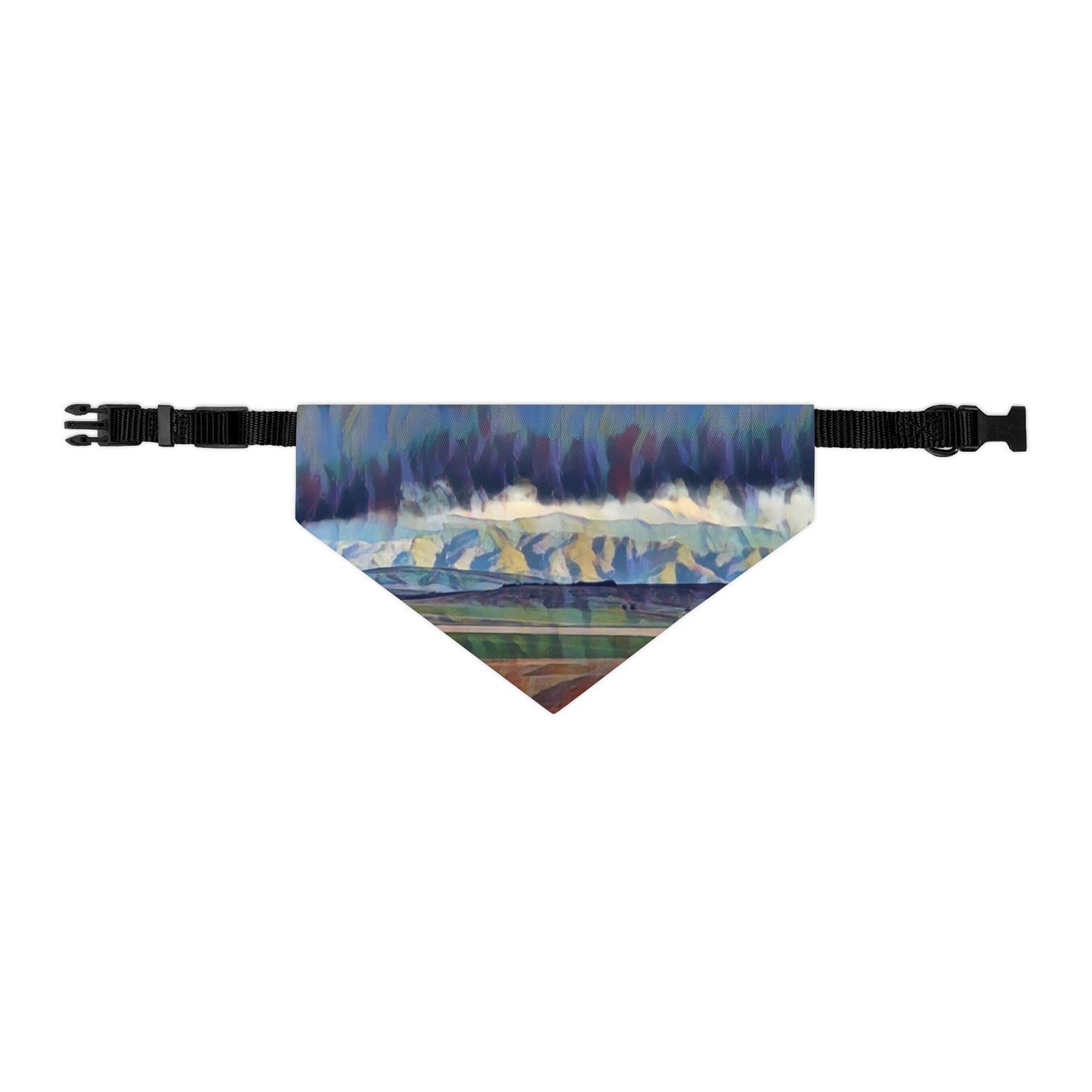 Pet Bandana Collar ... On-The-Prairie .. "The Storm Is Brewing" ... Central Idaho: November 2023 ... Original Works  ...
