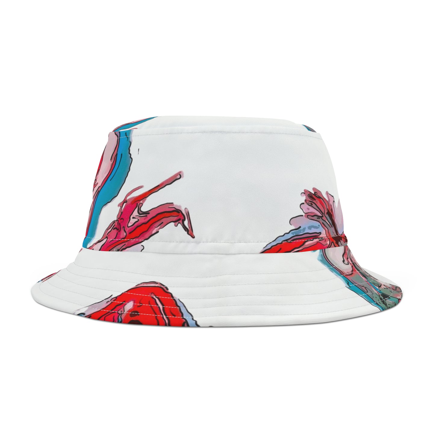 Bucket Hat (AOP) ... "He" Dances ... She Dances ... They All-Dance-It ... Parisian Burlesque ... Circa 2005 ... Original Works ...