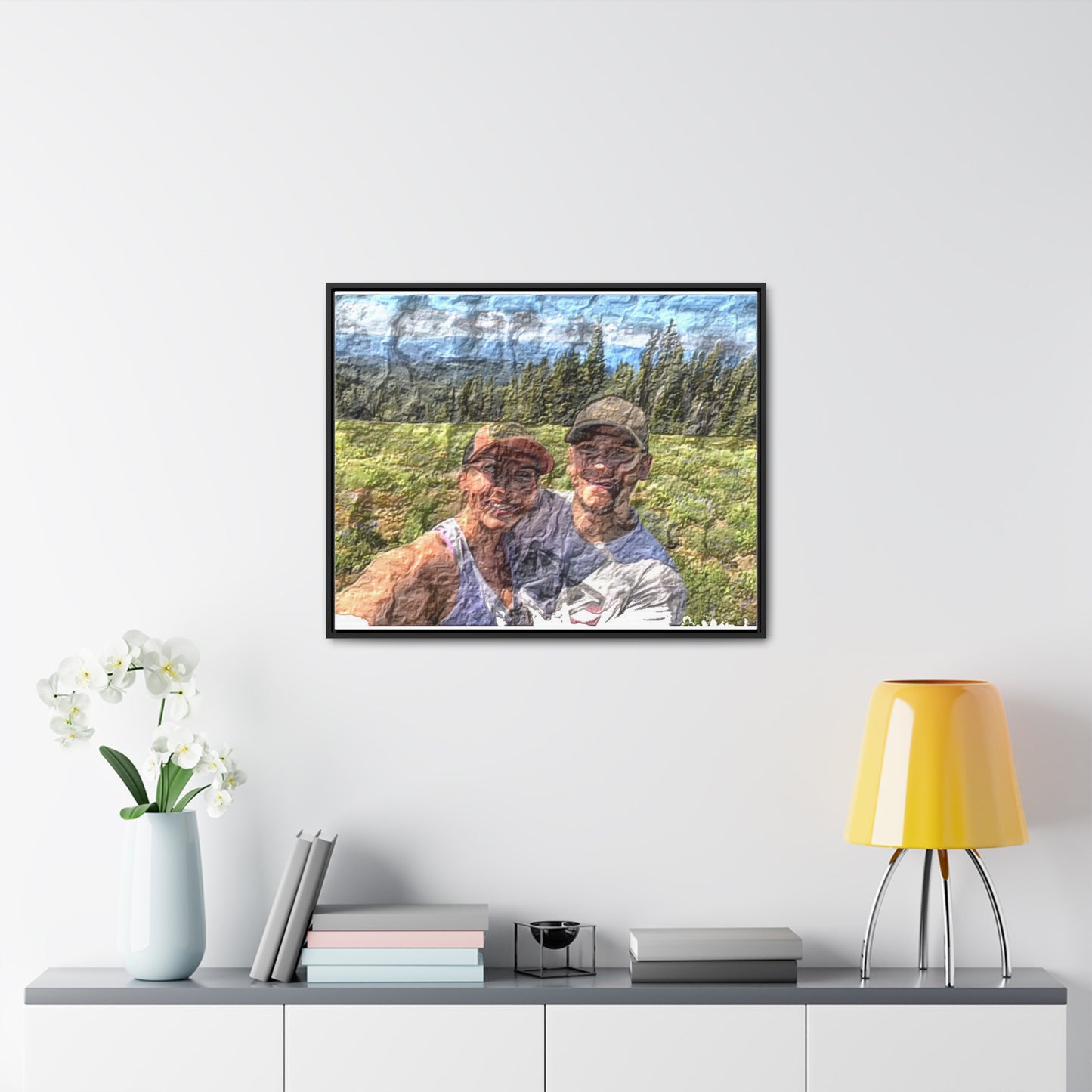 Gallery Canvas Wraps, Horizontal Frame ... "The Best Of Friends" ... Original Works ... December 2023 ... Central Idaho, USA.