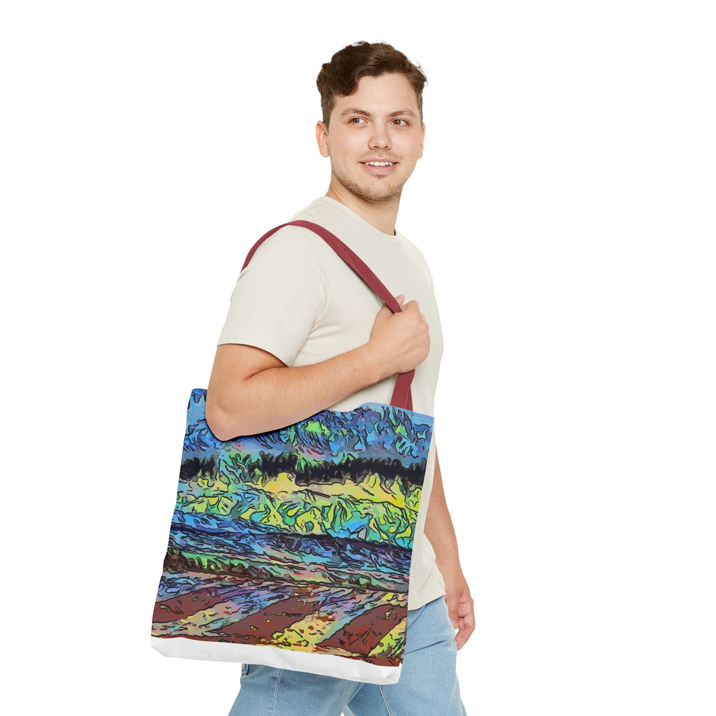 Tote Bag (AOP) ... On-The-Prairie .. "The Storm Is Brewing" ... Central Idaho: November 2023 ... Original Works ...