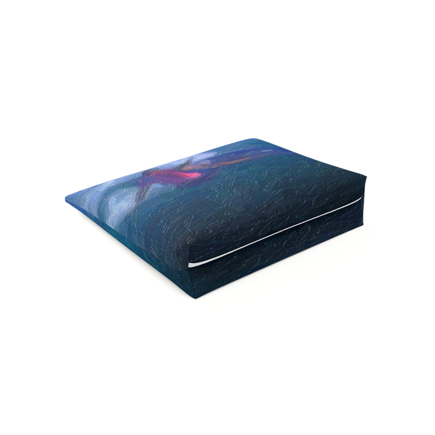 Cotton Cosmetic Bag  ... Paris_2024_Surfing Competition-Tahiti_French-Polynesia .... 'Gabriel Medina World Campion Drops-In' ... Original Works ...