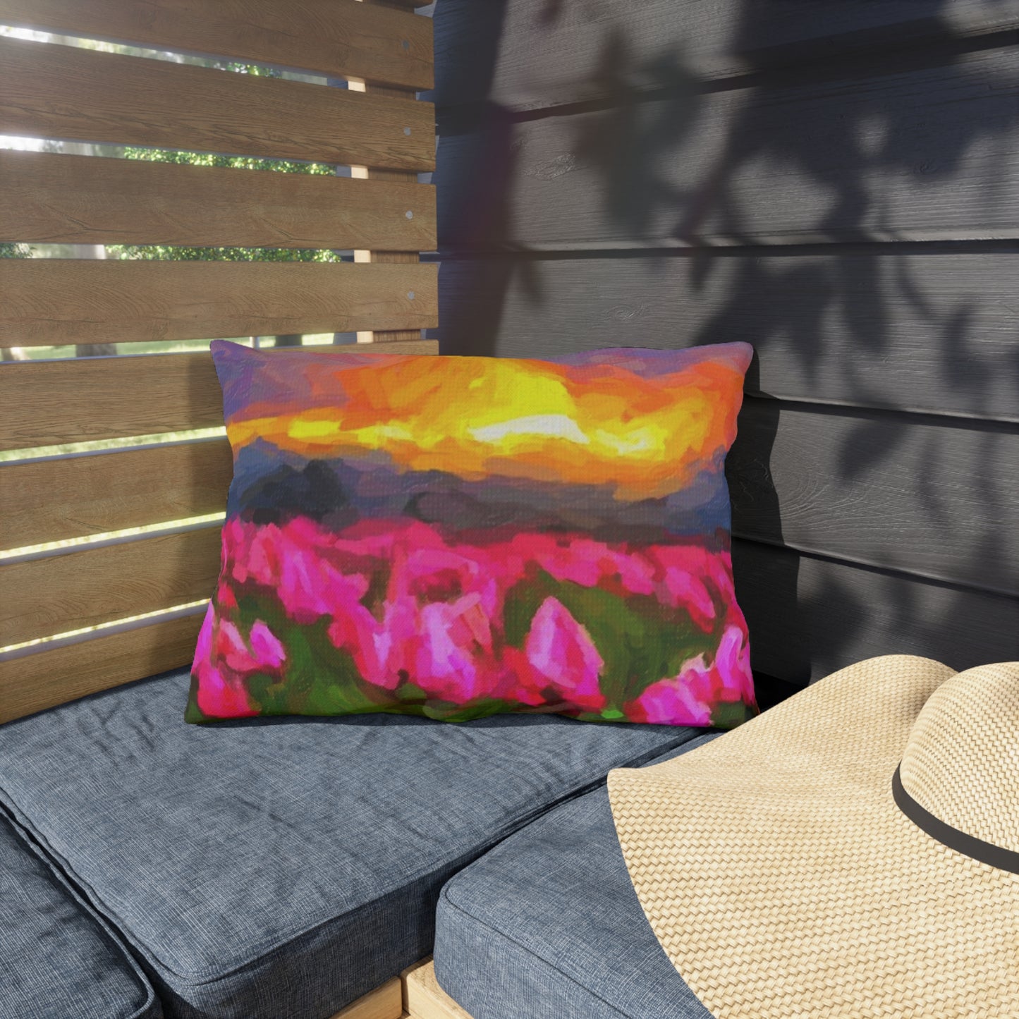 Outdoor Pillows ... Skagit Valley Tulips ... Skagit Valley, Washington ... Family Archives ... Original Works ... Circa 1980's ...