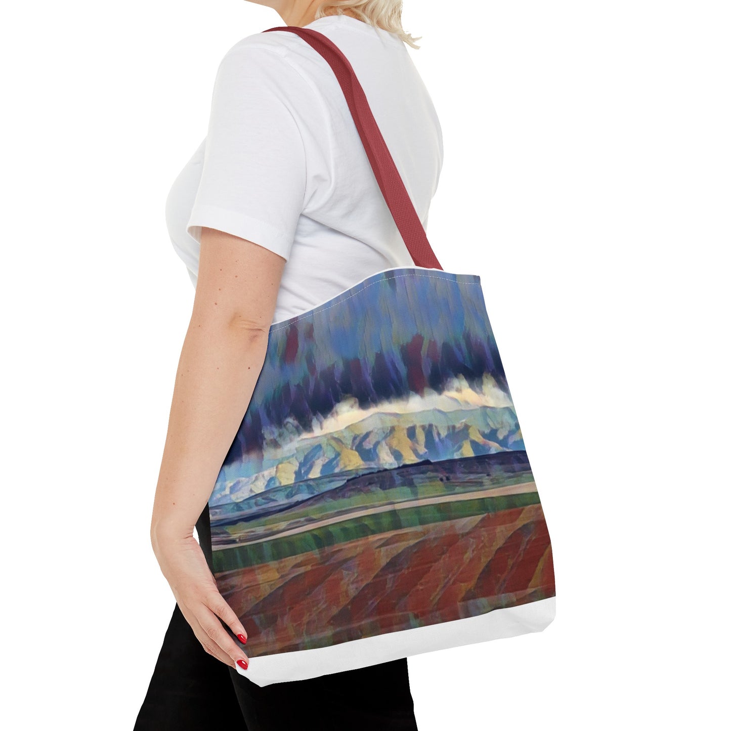 Tote Bag (AOP) ... On-The-Prairie .. "The Storm Is Brewing" ... Central Idaho: November 2023 ... Original Works ...