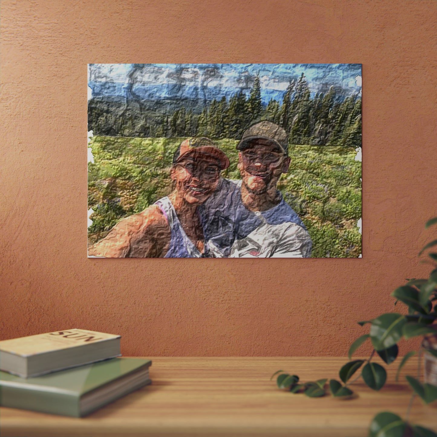 Aluminum Composite Panels ... "The Best Of Friends" ... Original Works ... December 2023 ... Central Idaho, USA.