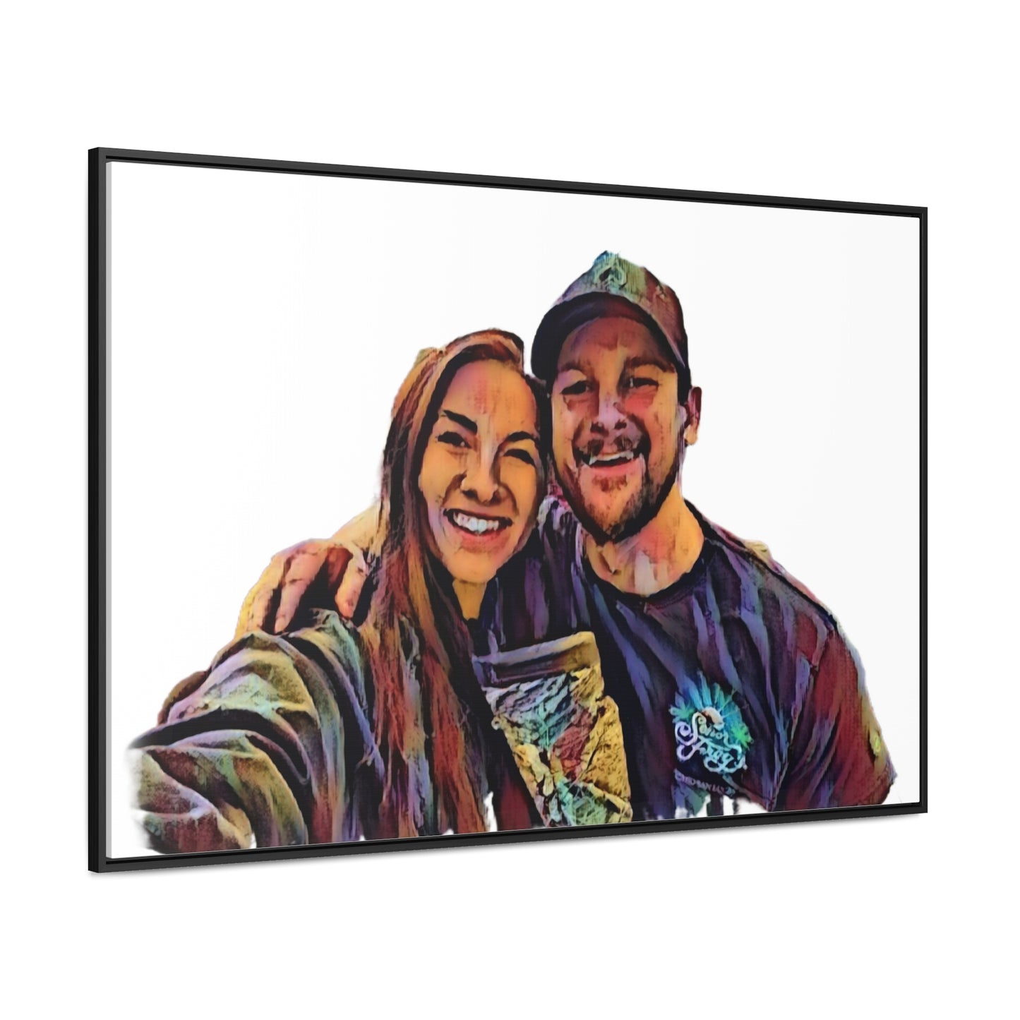 Gallery Canvas Wraps, Horizontal Frame ... "The Best Of Friends" ... Original Works ... December 2023 ... Central Idaho, USA.